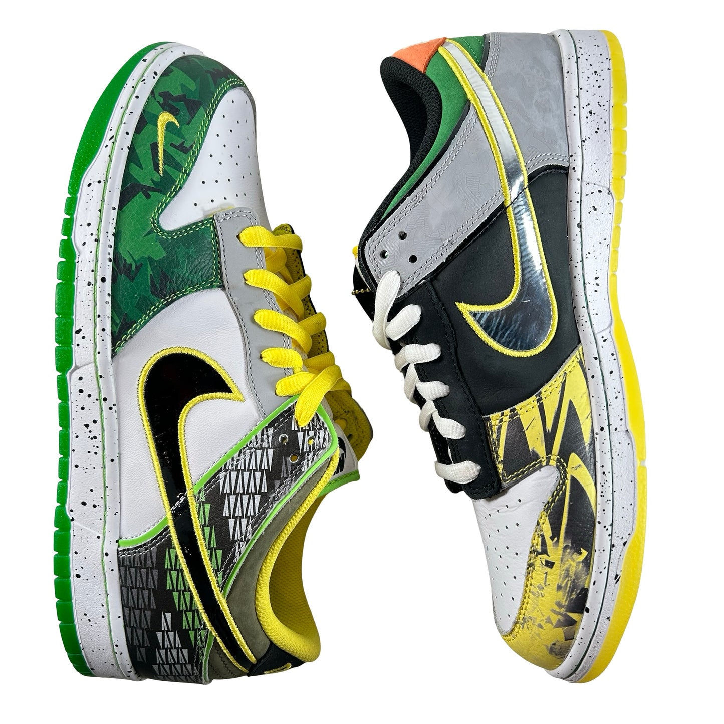 HV1454 100  Nike Dunk Low What the Duck Away University of Oregon PE [USED] - 11 M (Used)