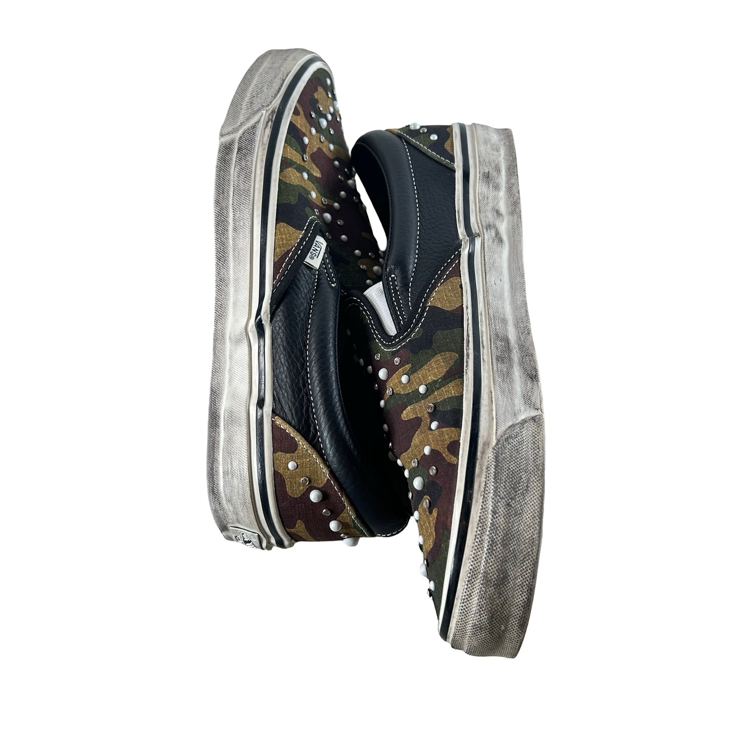 VN000D9PCAK Vans LX Classic Slip-On 98 Pearlized Pack Camo Black [USED] - 11 M (Used2)