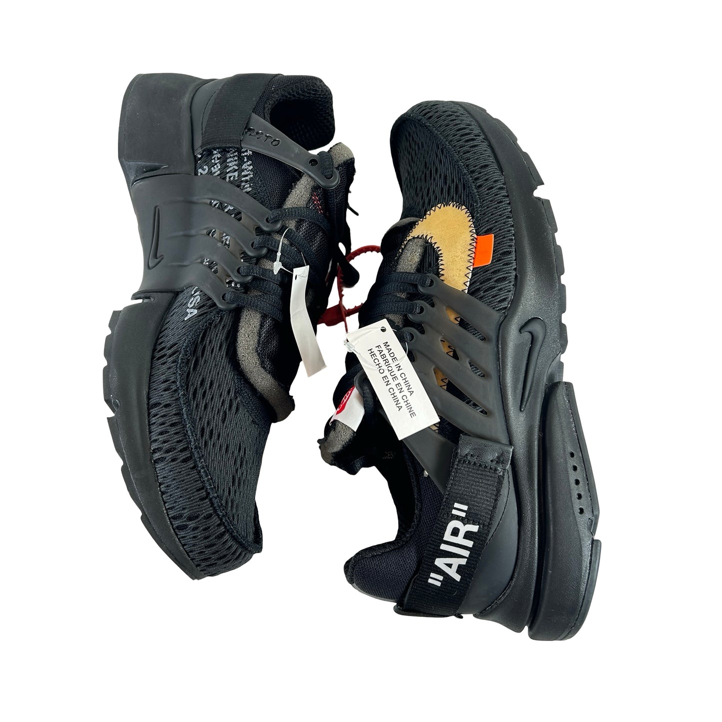 AA3830 002 Nike Air Presto Off-White Black [CONDITIONAL] - 11 M (Swoosh Slight Yellowing)