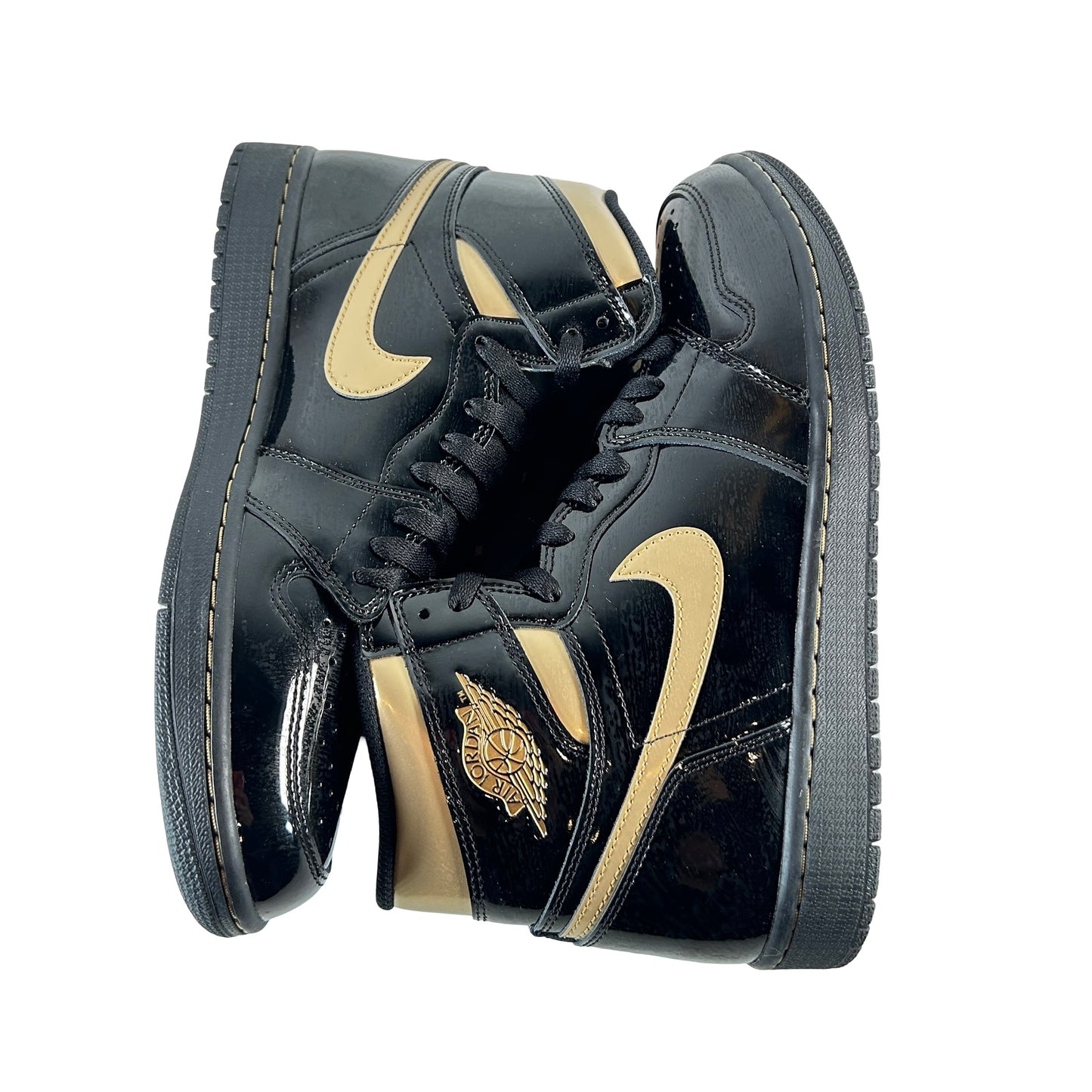 555088 032 Jordan 1 Black/Gold [USED] - 10 M (Used4)