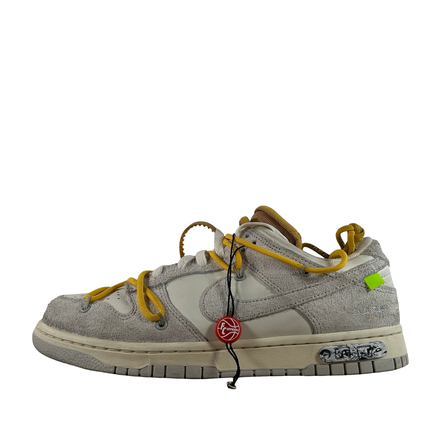 DJ0950 109 Nike Dunk Low Off-White Lot 39 [USED] - 9 M (Used)