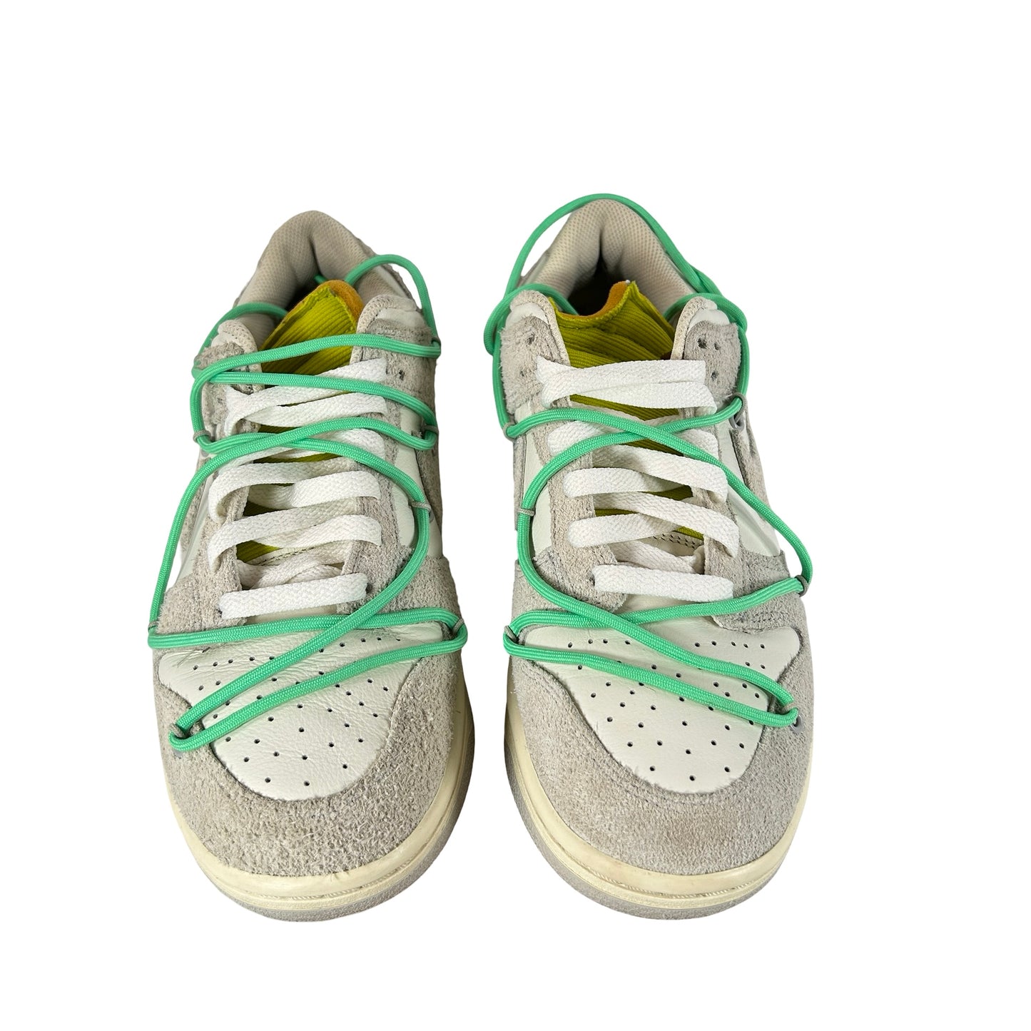 DJ0950 106 Nike Dunk Low Off-White Lot 14 [USED] - 8 M (Used)