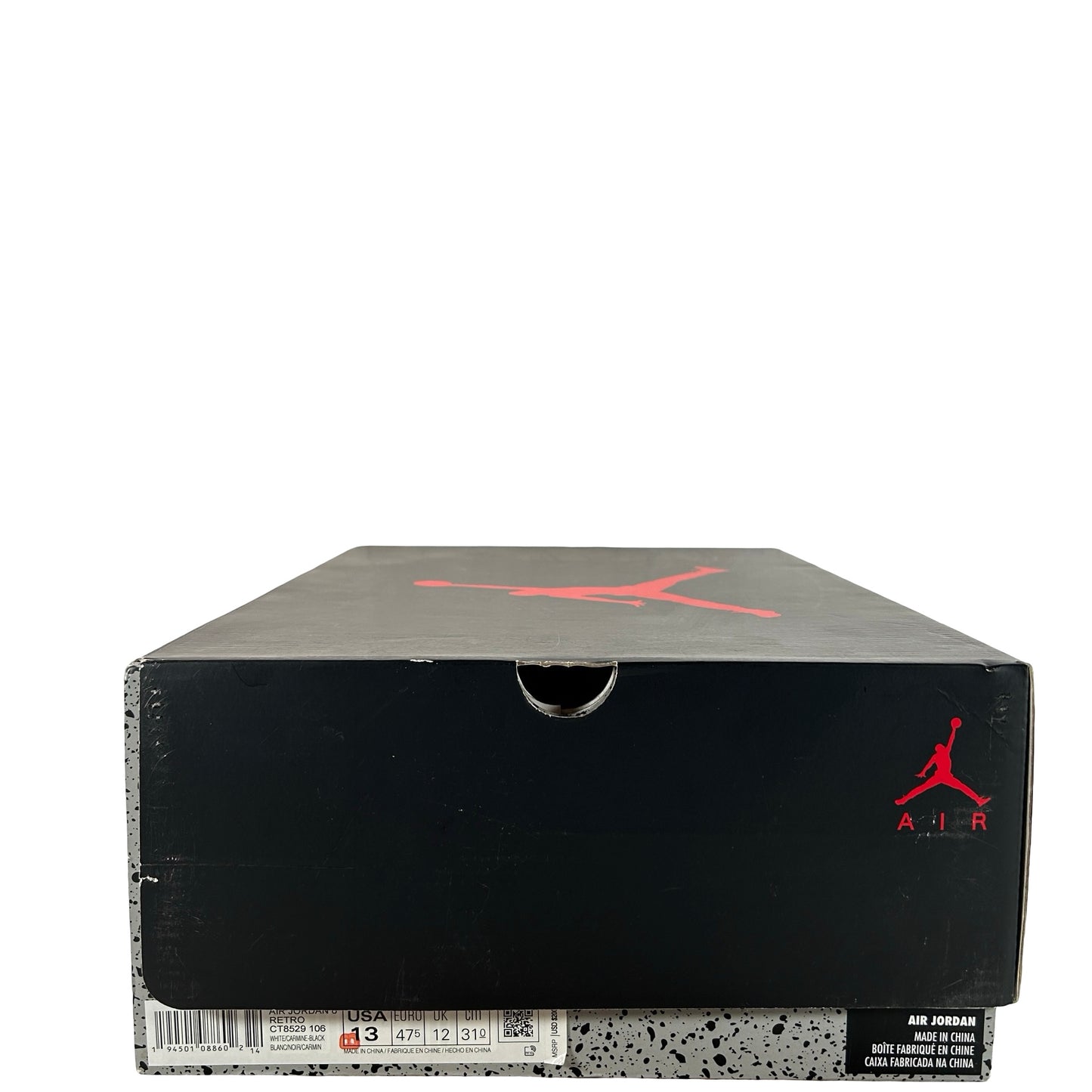 CT8529 106 Jordan 6 Retro Carmine - 13 M (B-Grade)