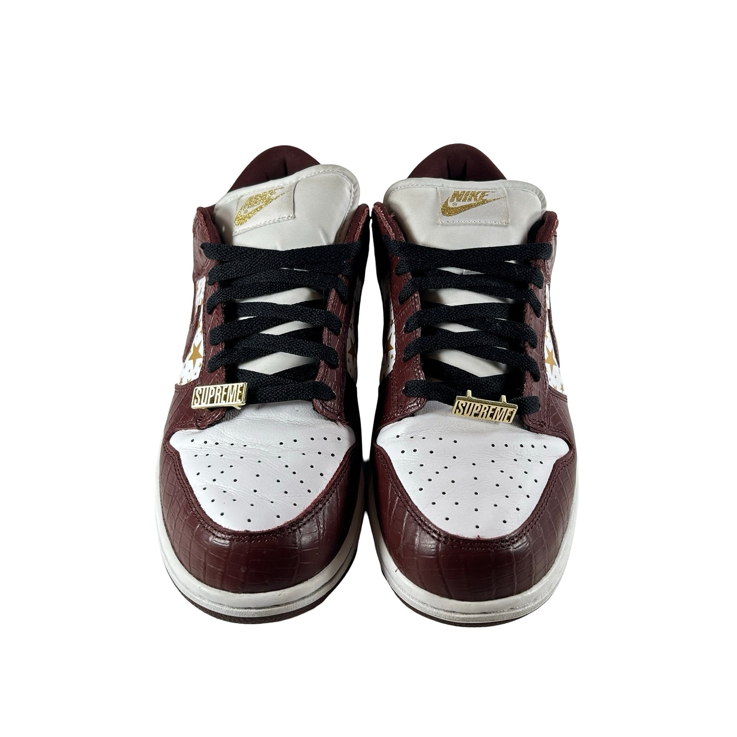 DH3228 103 Supreme Dunk SB Low Brown [USED] - 8 M (Used)