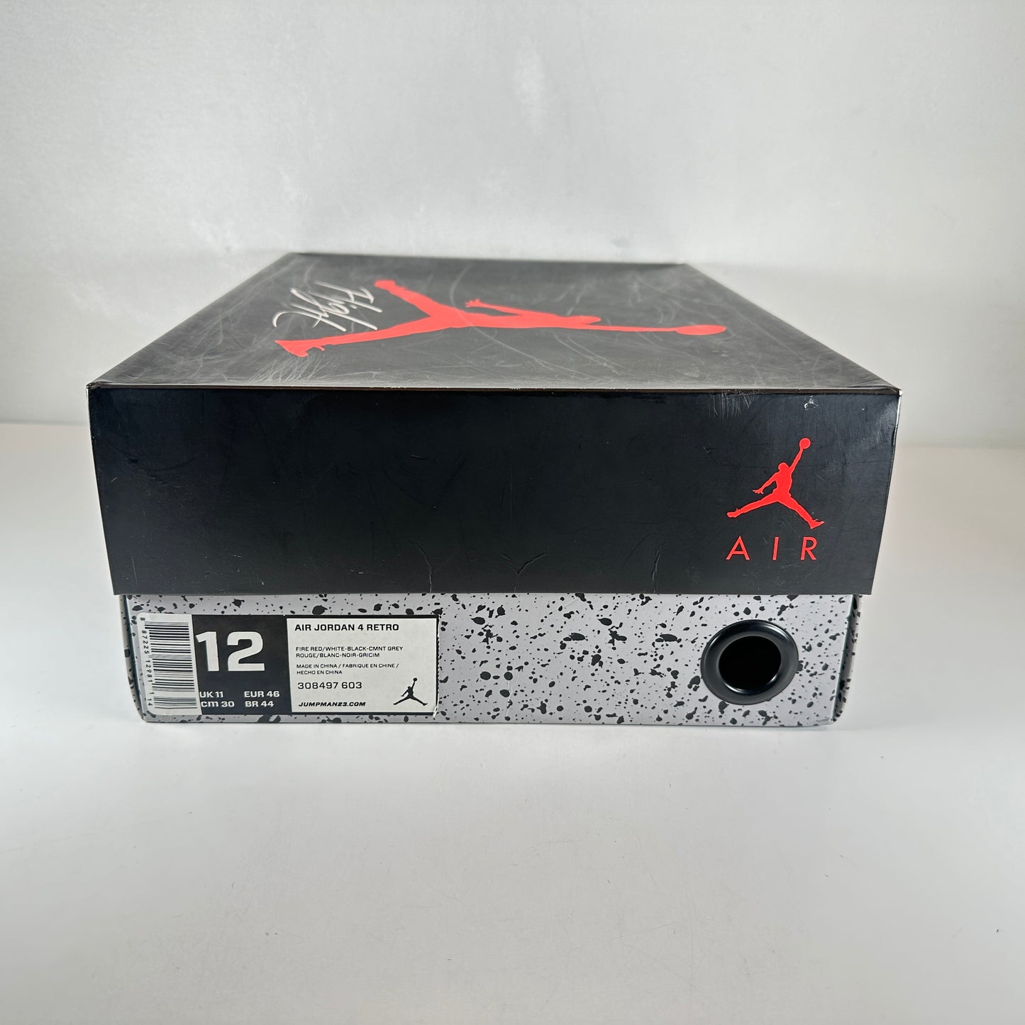 308497 603 Jordan 4 Retro Toro Bravo [USED] - 12 M (Used)