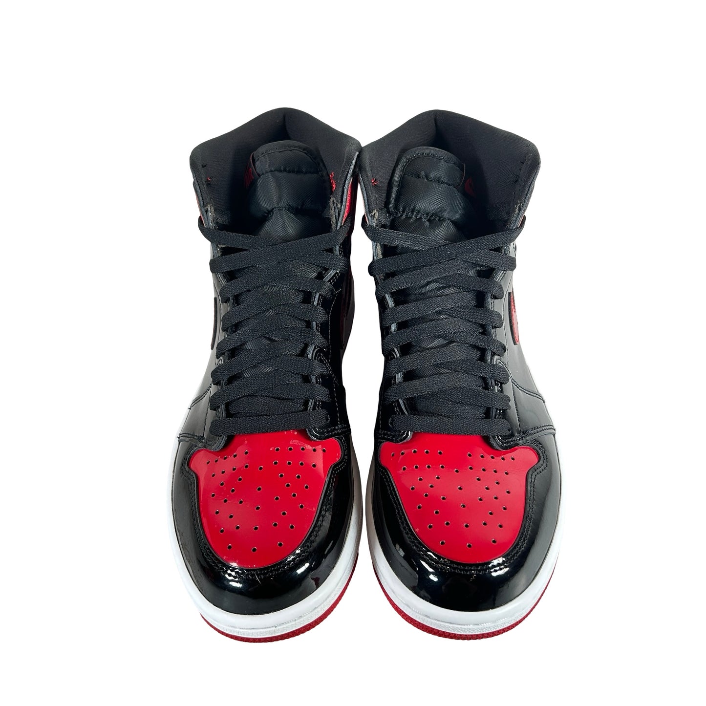 555088 063 Jordan 1 Retro High OG Patent Bred [USED] - 10.5 M (Used9)