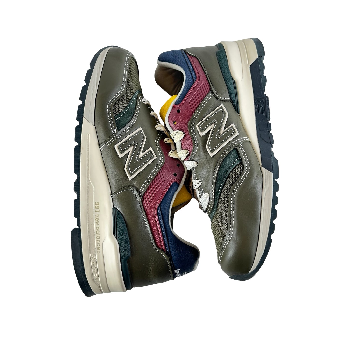 U997AIM New Balance 997 MiUSA Aimé Leon Dore Dark Moss Angora [USED] - 7 M (Used)