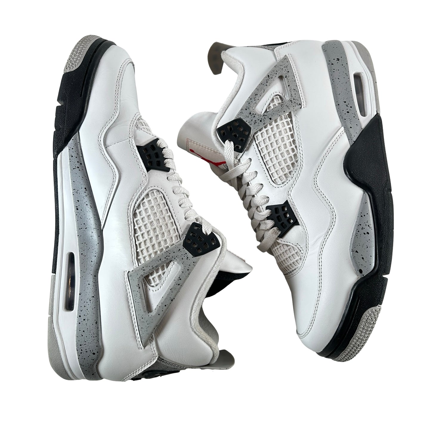 FV5029 100 Jordan 4 Retro White Cement (2025) [USED] - 9.5 M (Used) (No Box)