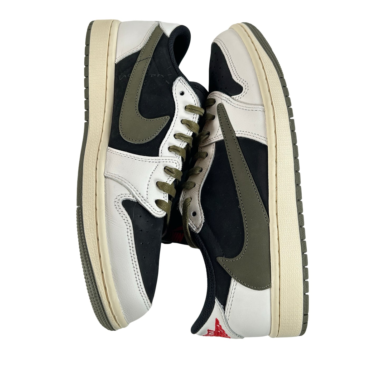 DZ4137 106 Jordan 1 Retro Low OG SP Travis Scott Olive (W) [USED] - 9.5 W (Used)