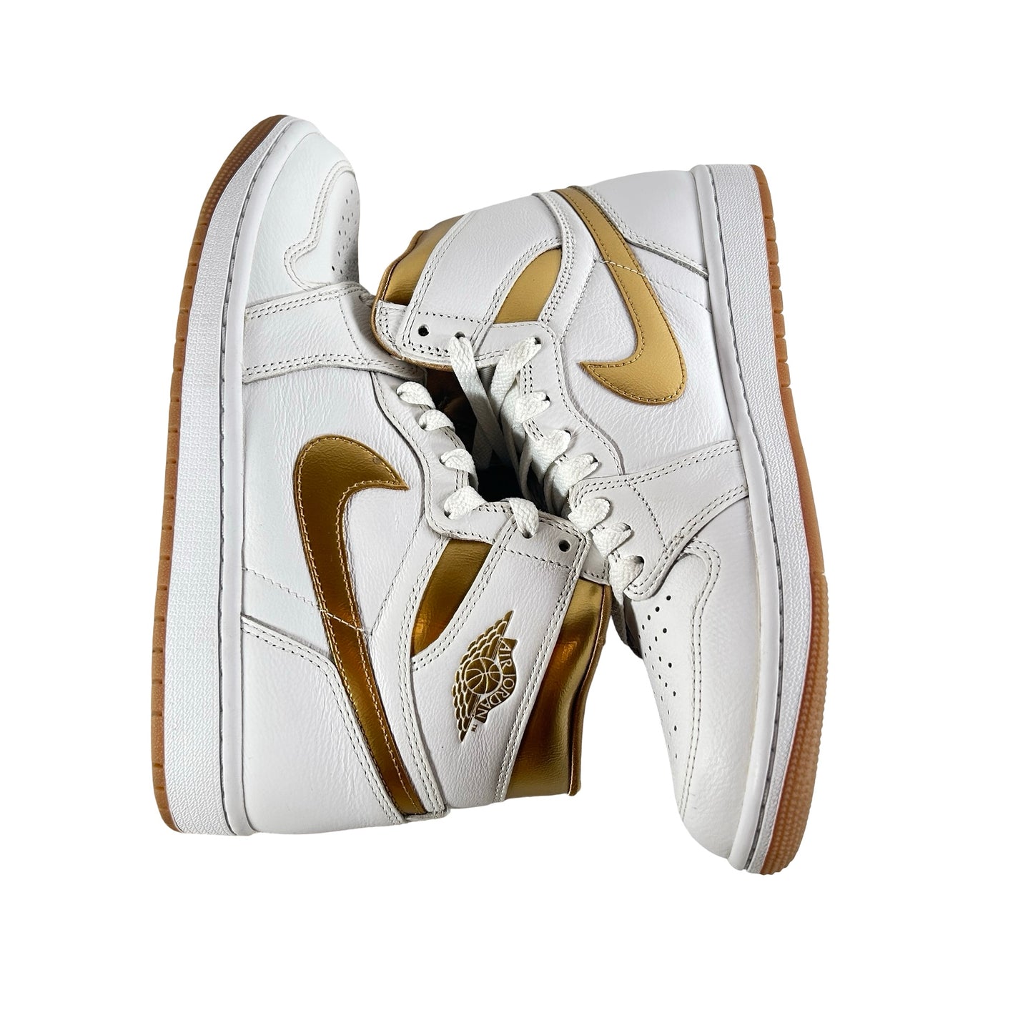 FD2596 107 Jordan 1 Retro High OG Metallic Gold (Women's) [USED] - 9 W (Used) (No Box)