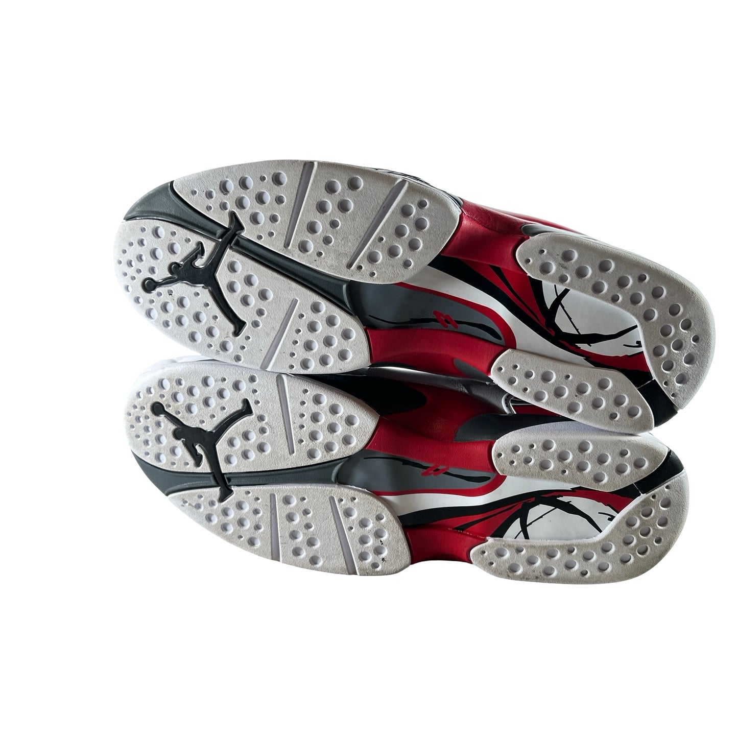 305381 100 Jordan 8 Retro White True Red (2025) [USED] - 13 M (Used3)