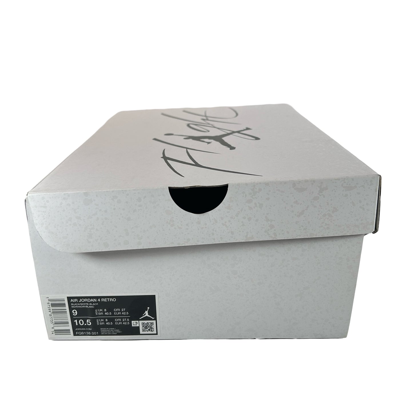 FQ8138 001 Jordan 4 Retro White Thunder [USED] - 9 M (Used2)