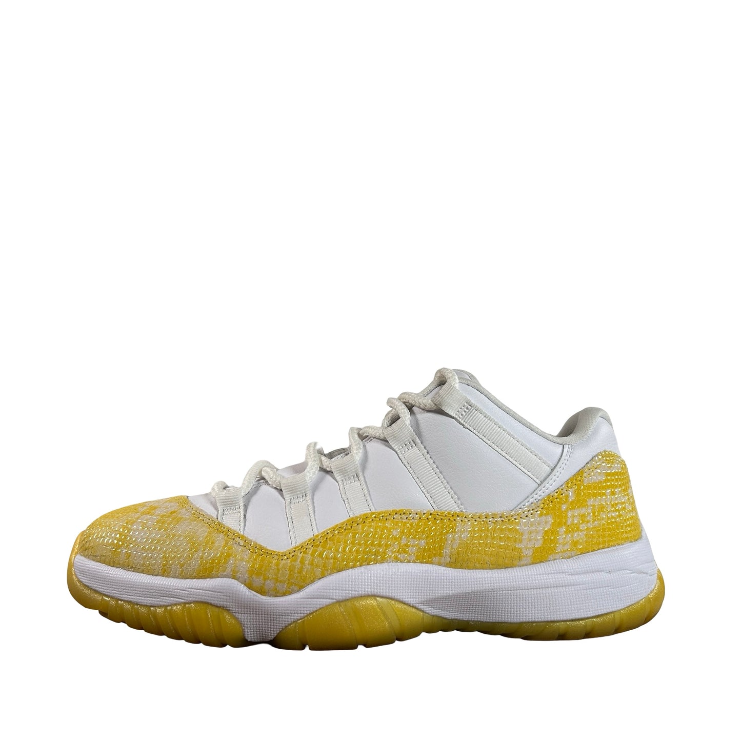 AH7860 107 Jordan 11 Retro Low Yellow Snakeskin (Women's) [USED] - 10 W (Used)