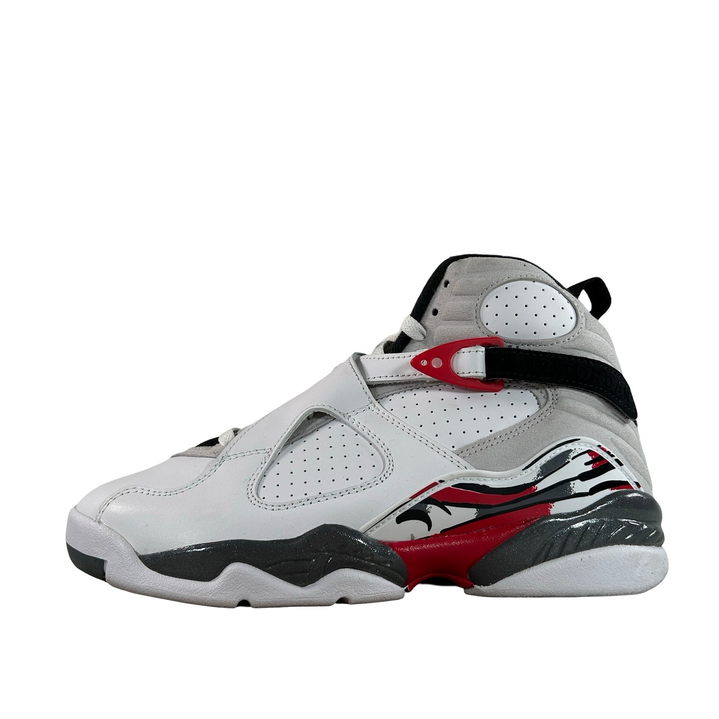 305368 100 Jordan 8 Retro White True Red (2025) (GS) [USED] - 7 Y (Used3)