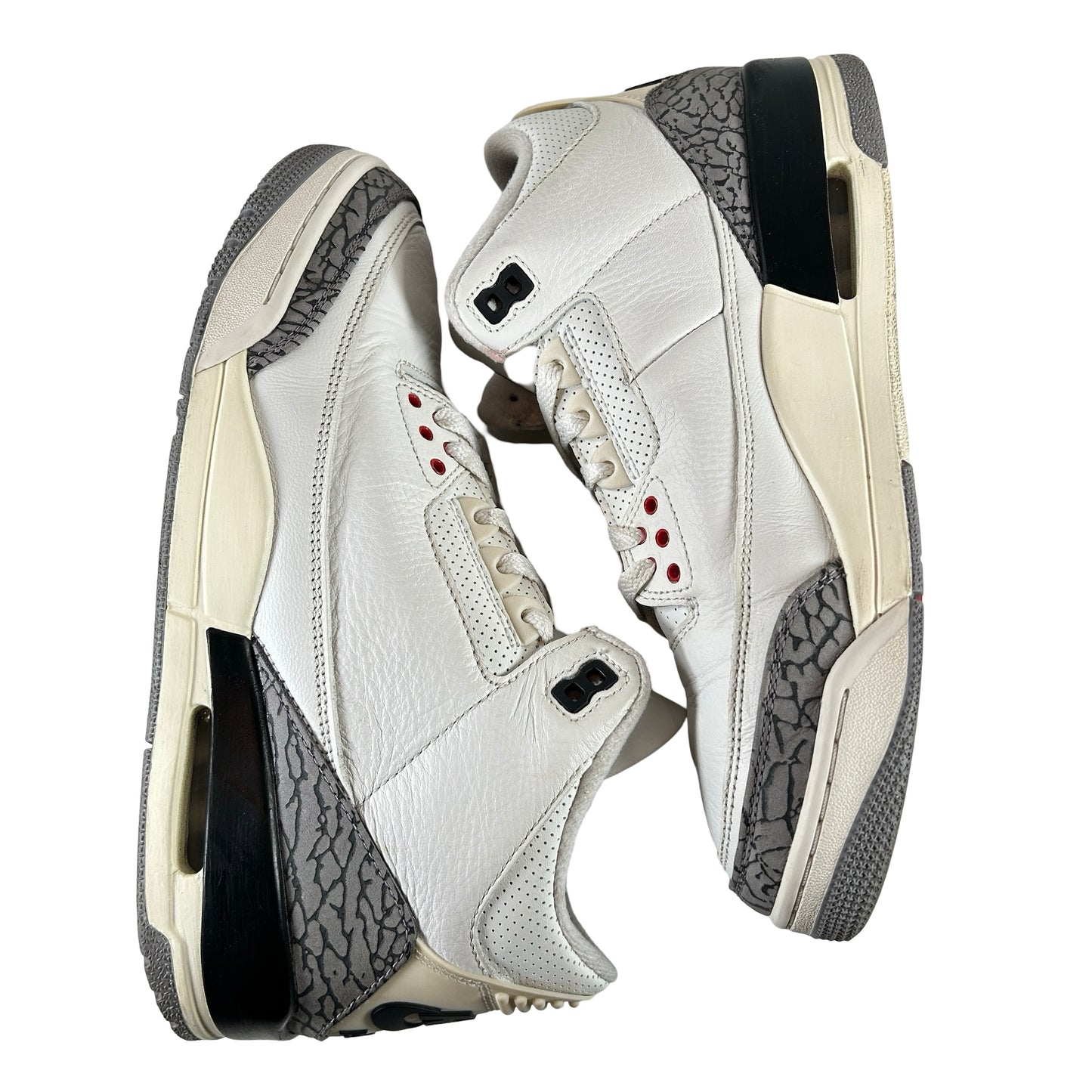 DN3707 100 Jordan 3 Retro White Cement Reimagined [USED] - 9.5 M (Used9)