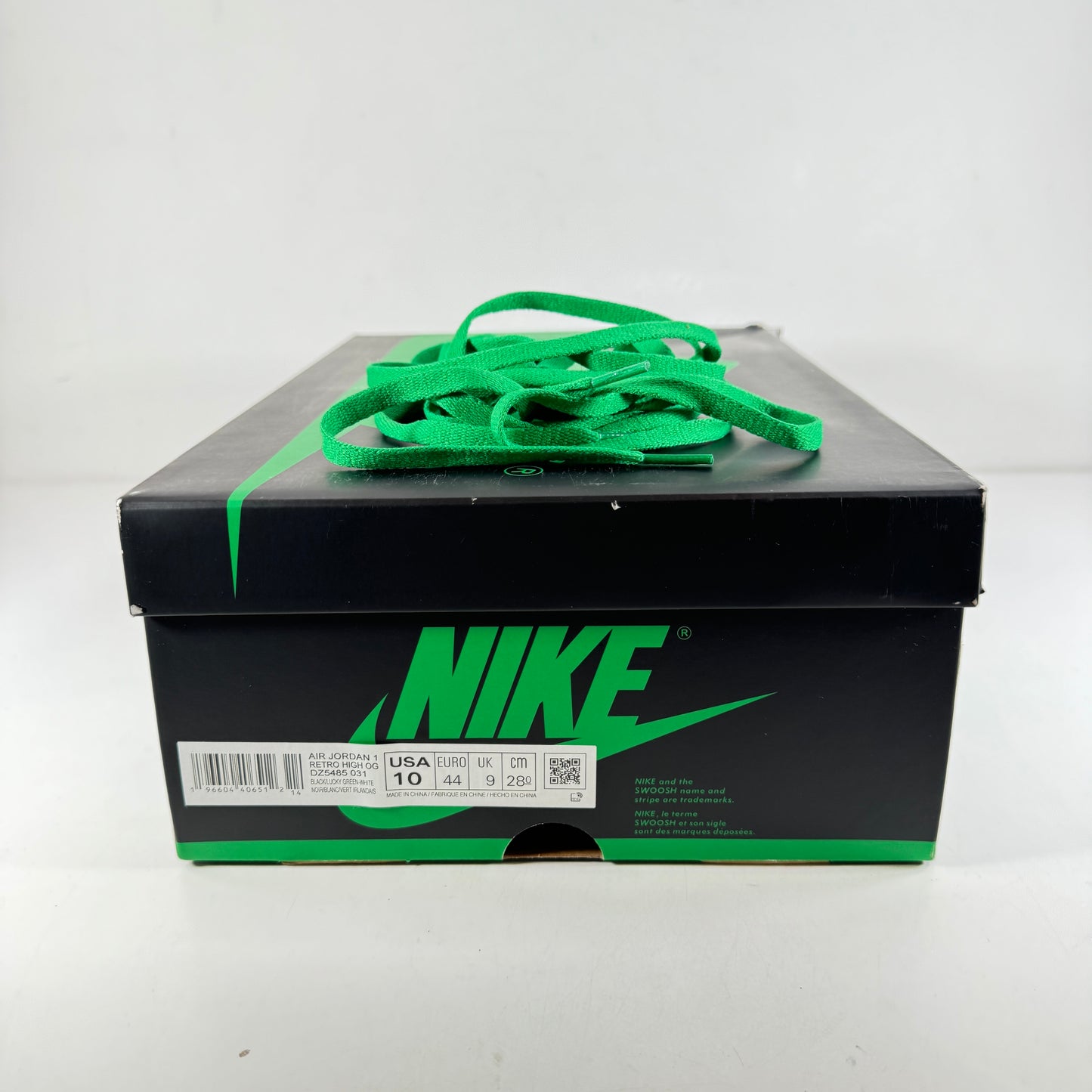 DZ5485 031 Jordan 1 Retro High OG Lucky Green [USED] - 10 M (Used)