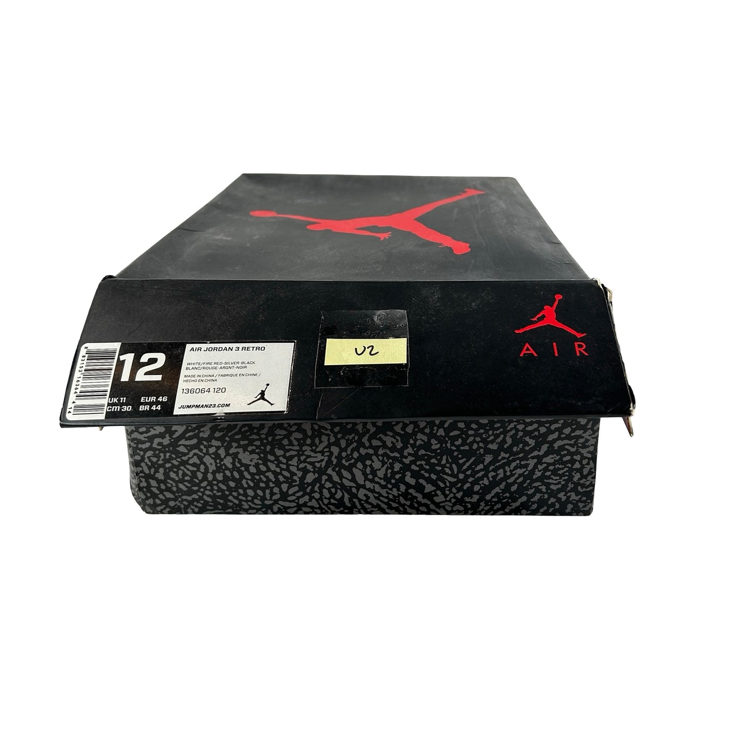 136064 120 Jordan 3 Retro Fire Red (2013) [USED] - 12 M (Used2)
