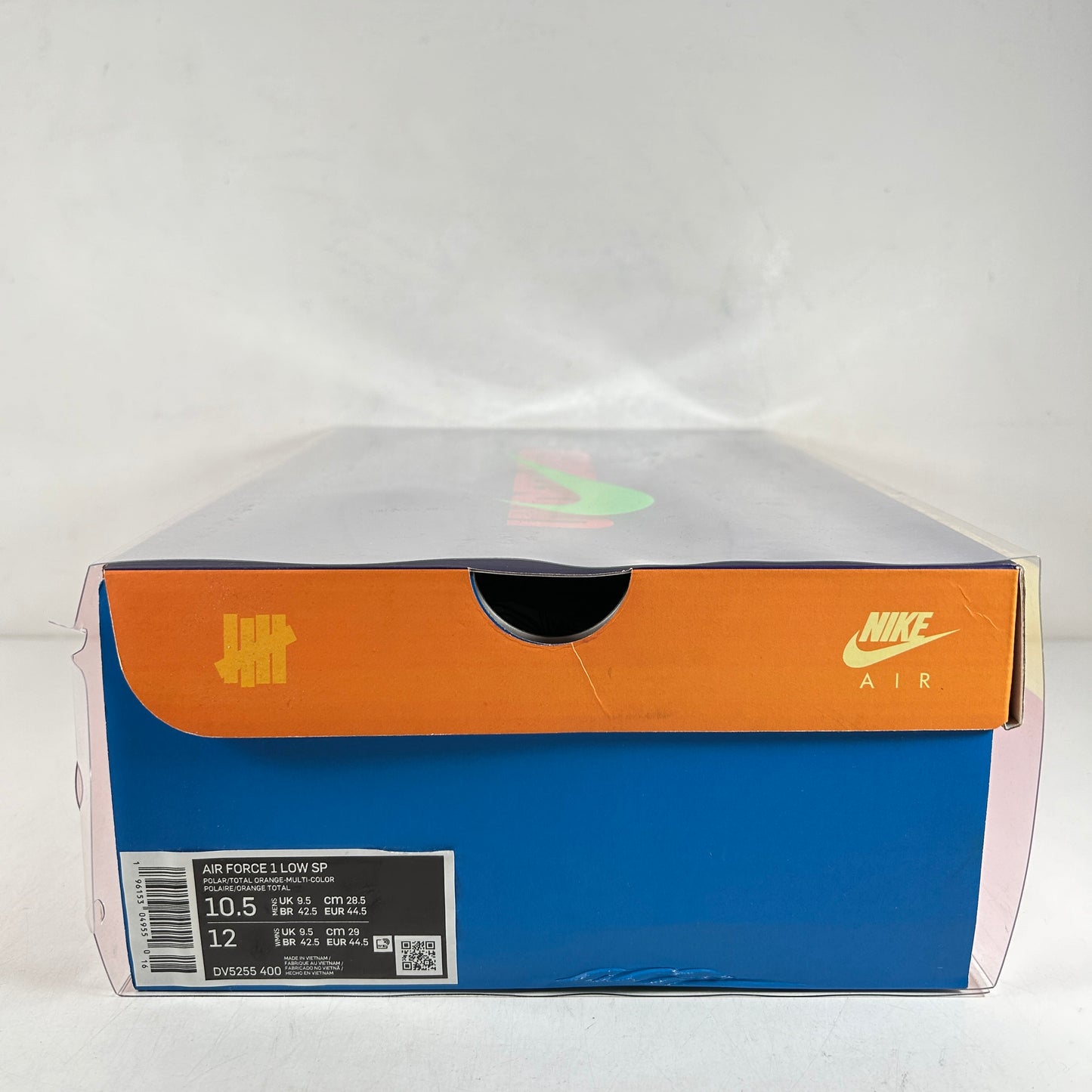 DV5255 400 Nike Air Force 1 Low SP UNDFTD Multi-Patent [USED] - 10.5 M (Used)