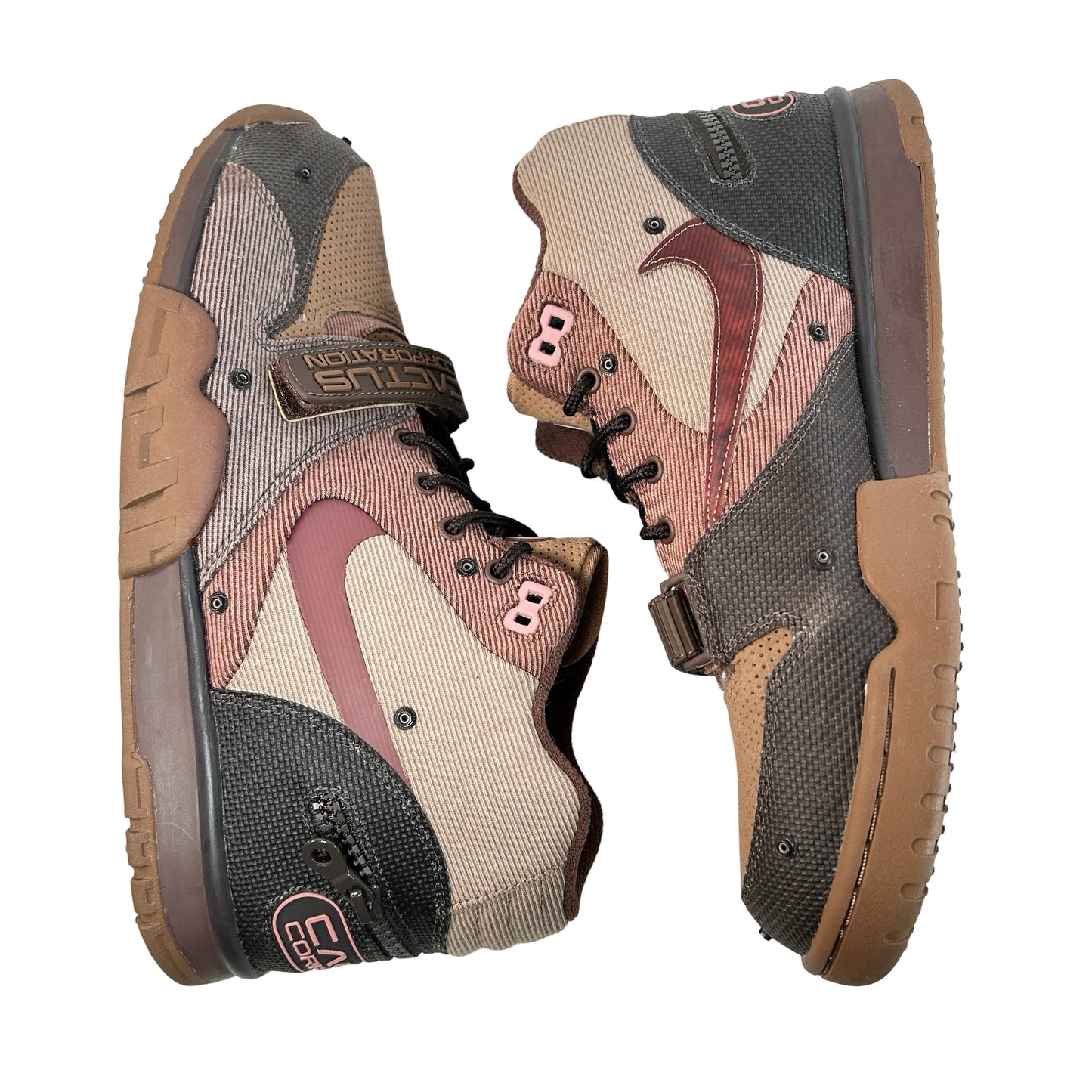 DR7515 200 Nike Air Trainer 1 SP Travis Scott Wheat [USED] - 11 M (Used) (No Box)
