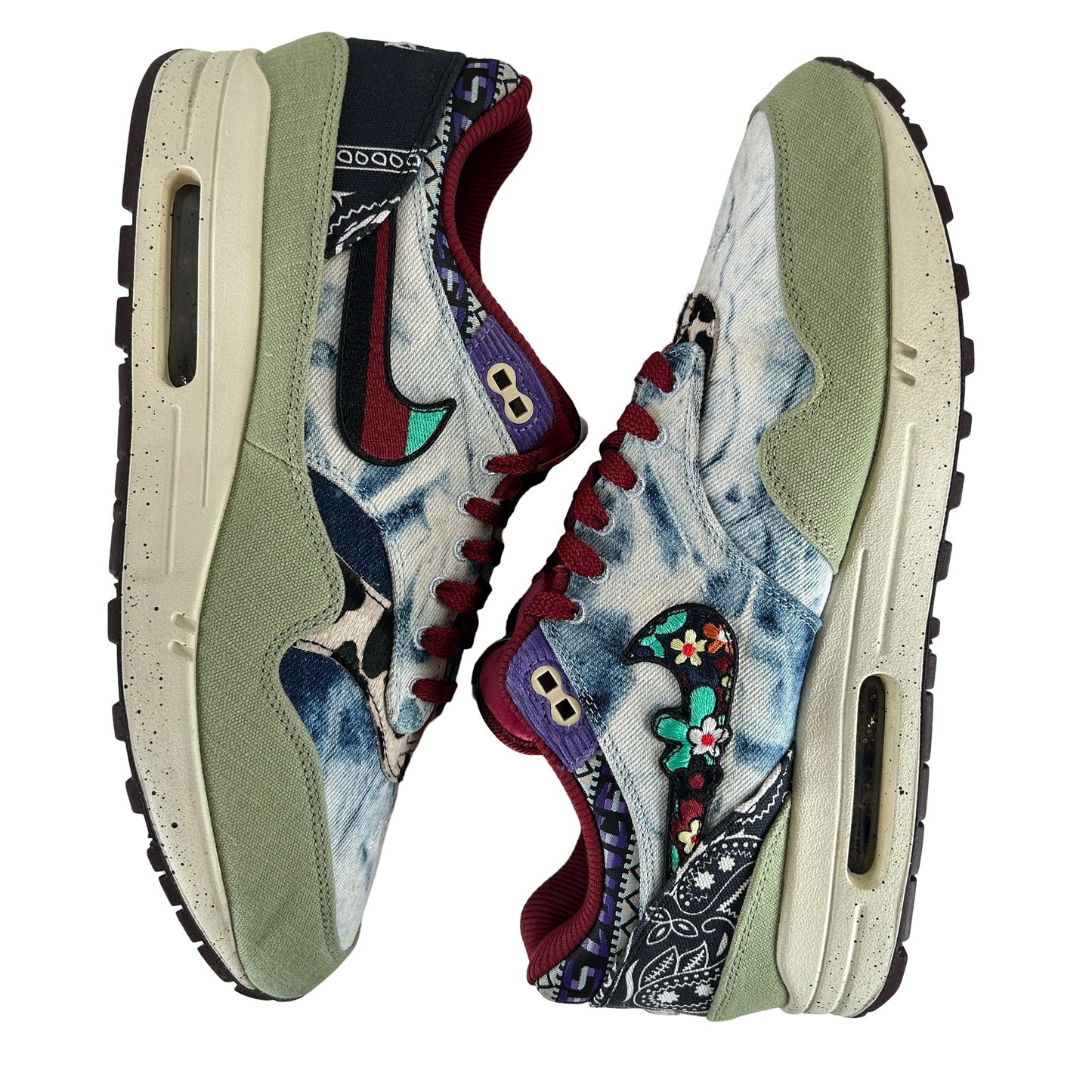 DN1803 300 Nike Air Max 1 Concepts Denim Oliva Lona