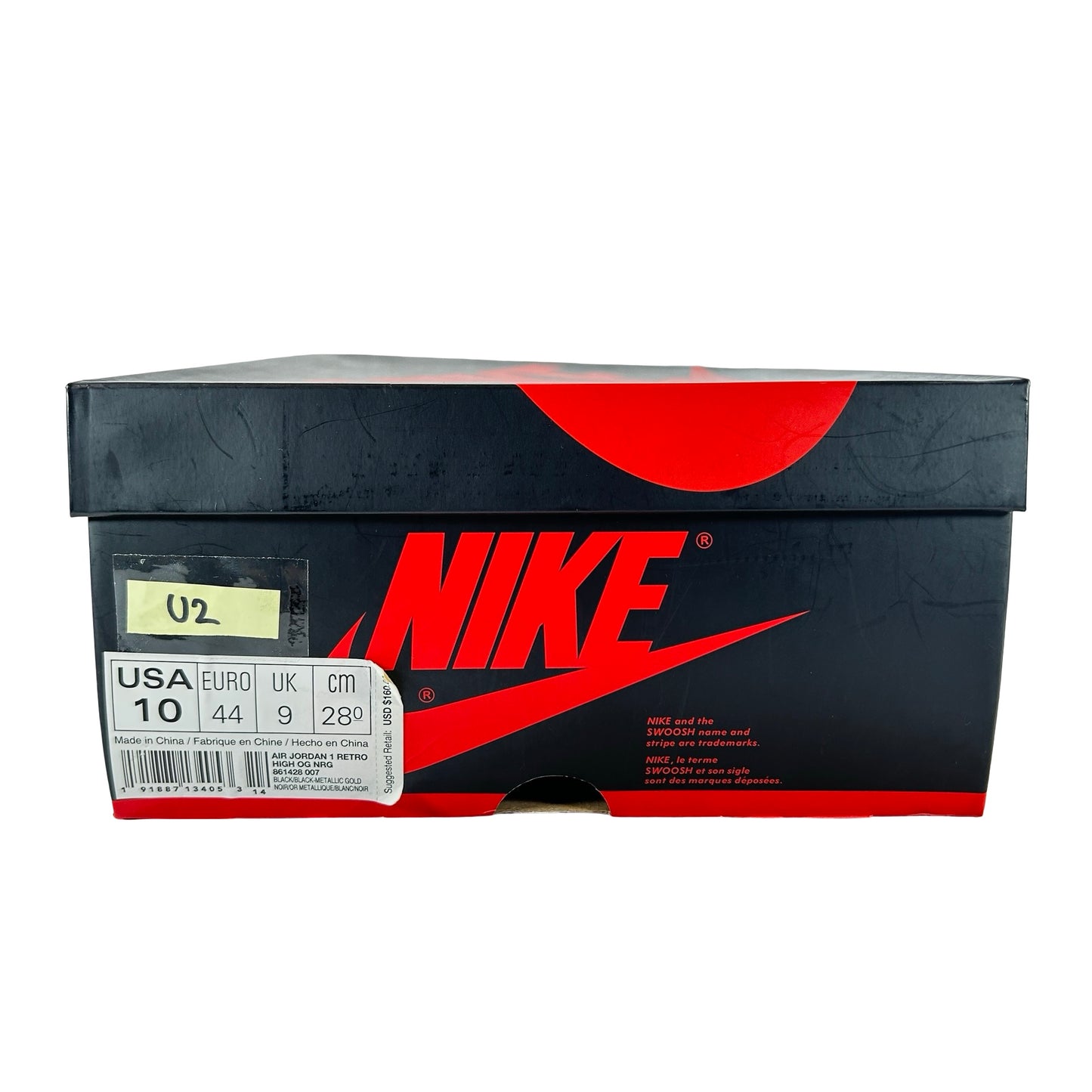 861428 007 Jordan 1 Retro High NRG Patent Gold Toe [USED] - 10 M (Used2)