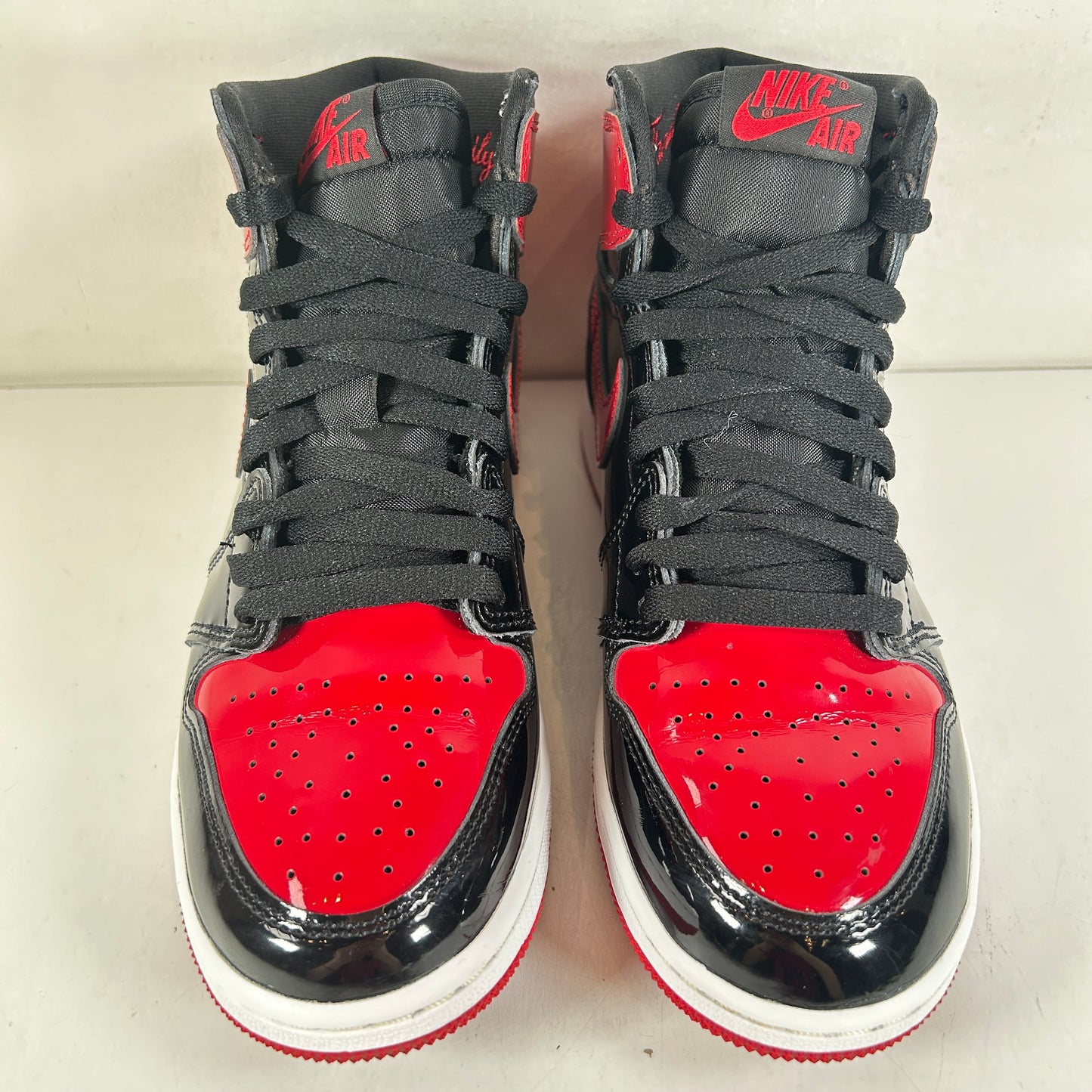 575441 063 Jordan 1 Retro High OG Patent Bred (GS) [USED] - 5 Y (Used)
