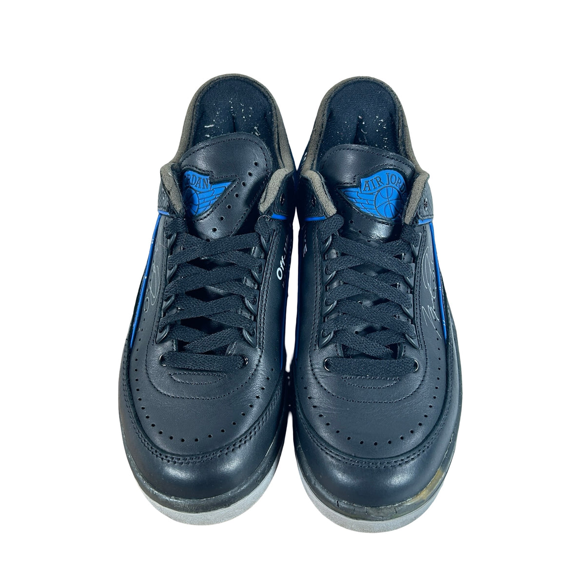 DJ4375 004 Jordan 2 Retro Low SP Off-White Black Blue [USED] - 7 M (Used)