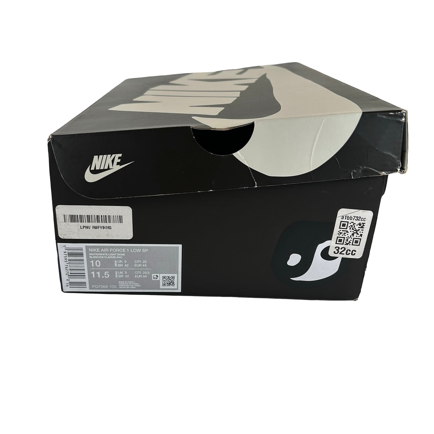 FQ7069 100 Nike Air Force 1 Low Cactus Plant Flea Market White (2024) [USED] - 10 M (Used)