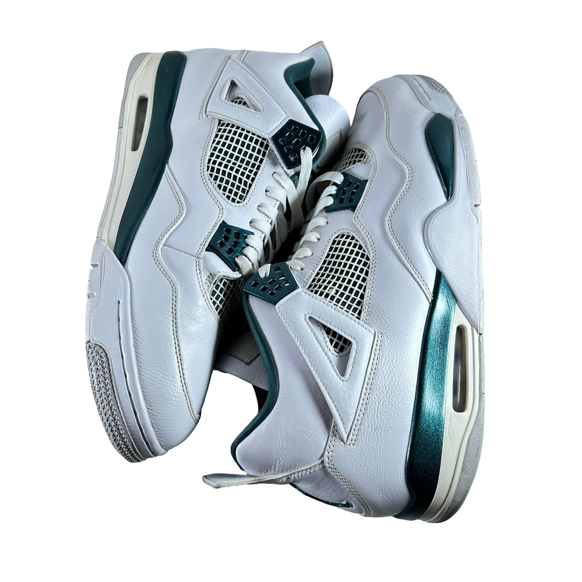 FQ8138 103 Jordan 4 Retro Oxidized Green [USED] - 14 M (Used)