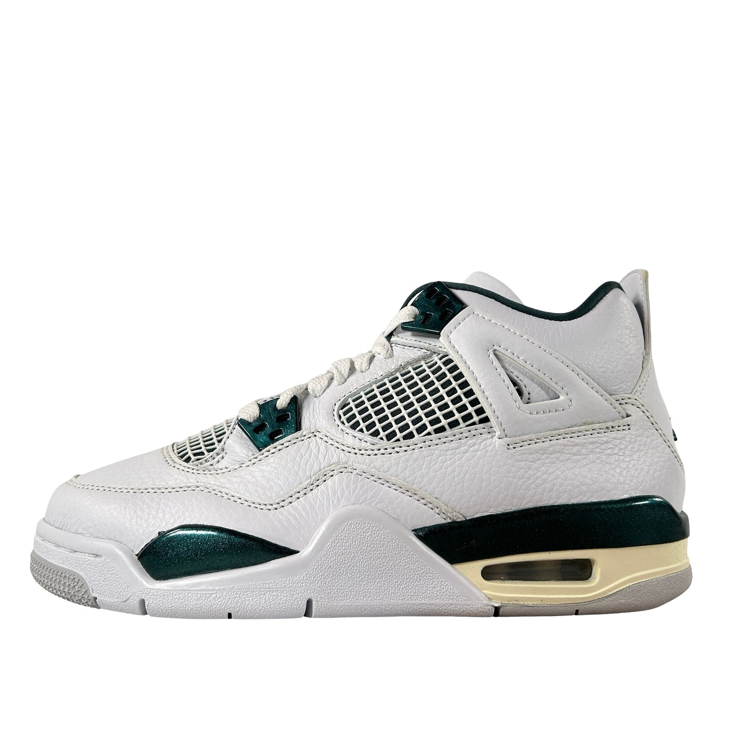 FQ8213 103 Jordan 4 Retro Oxidized Green (GS) [CONDITIONAL] - 6 Y (Yellowing) (Scratch Right Heel)