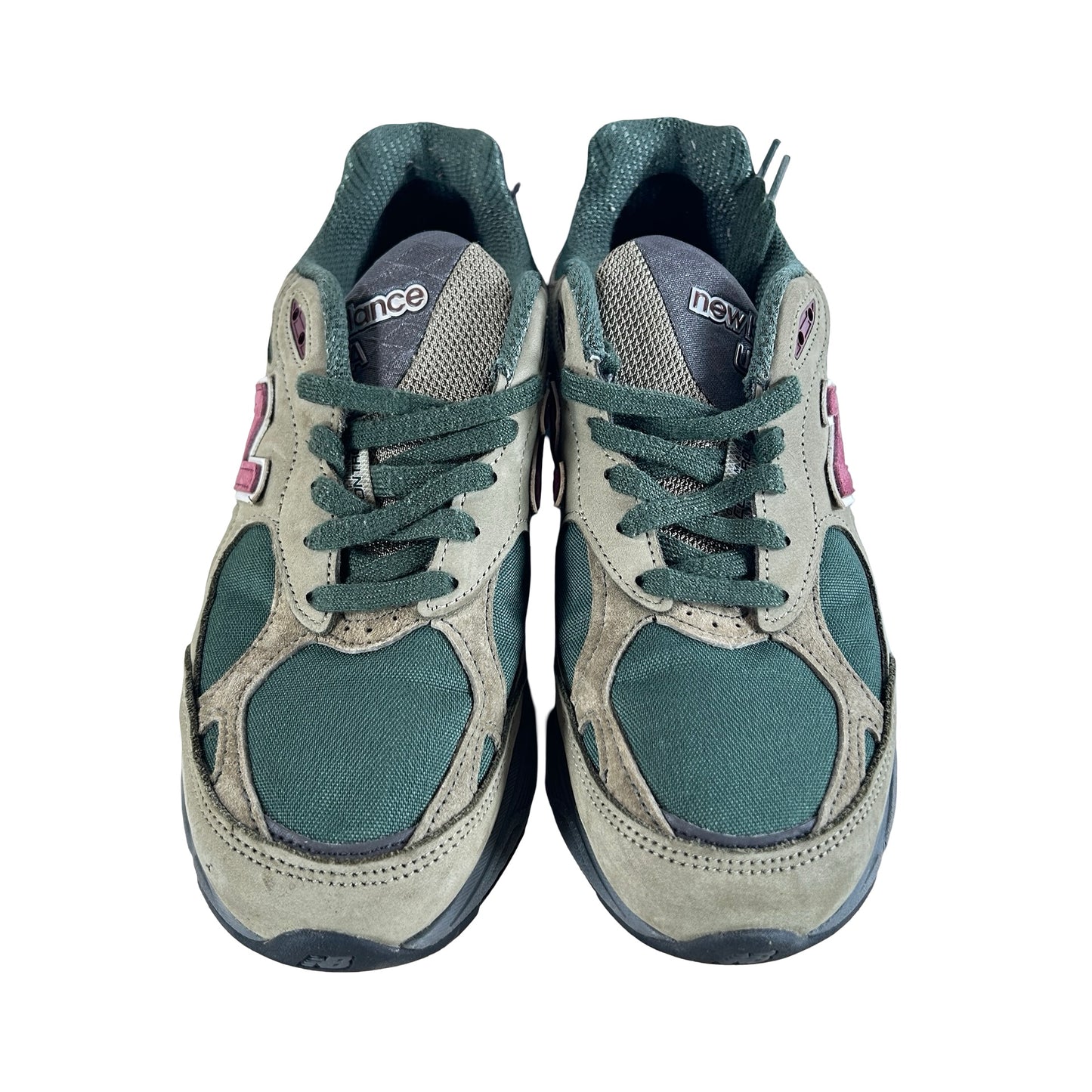 M990GP3 New Balance 990v3 MiUSA Teddy Santis Green Purple [USED] - 8 M (Used)