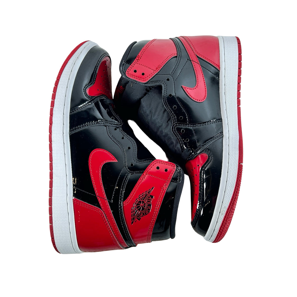 555088 063 Jordan 1 Retro High OG Patent Bred [USED] - 8.5 M (Used7)