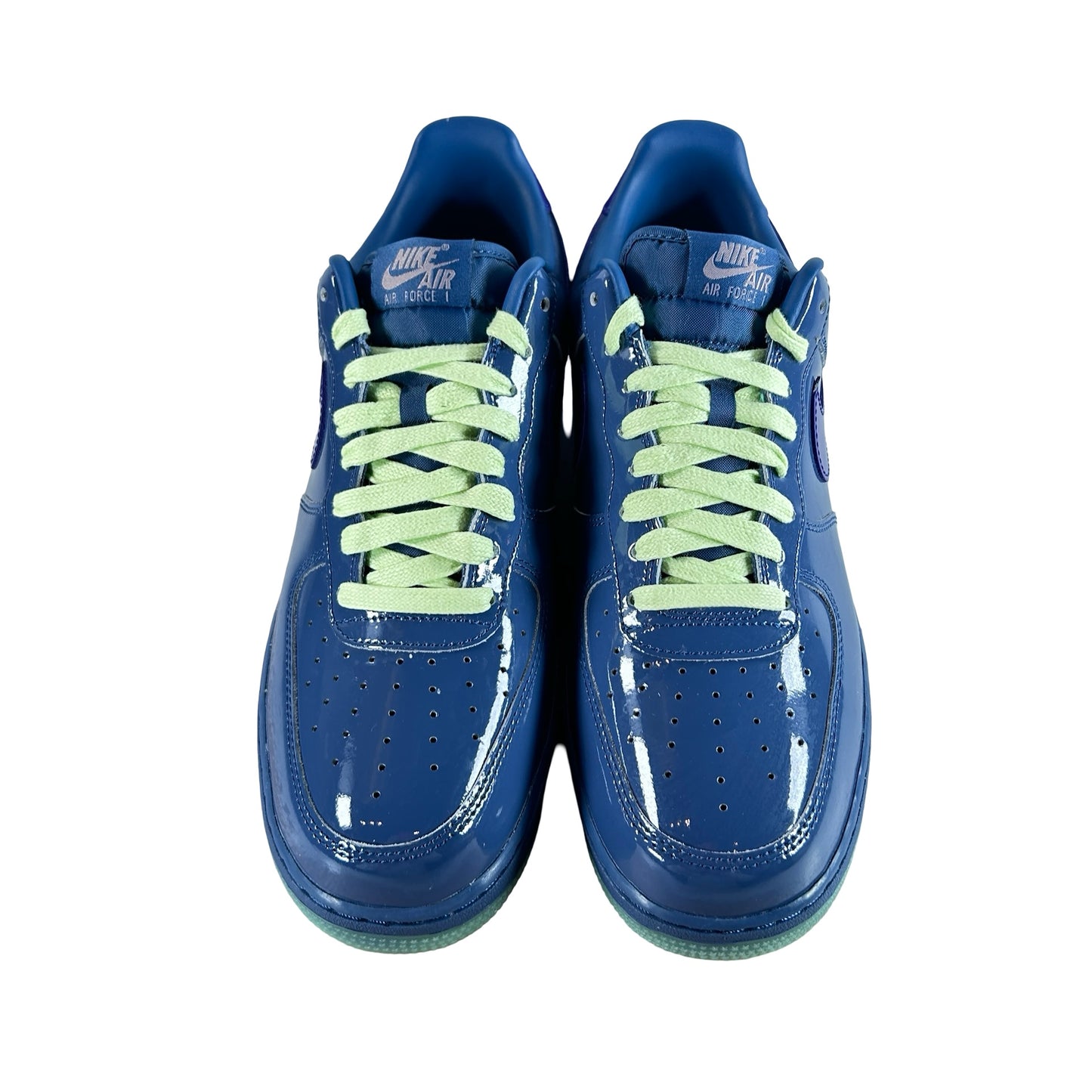 IO4489 400 Nike Air Force 1 Low Patent Leather Mystic Navy Grape Ice [USED] - 11.5 M (Used)