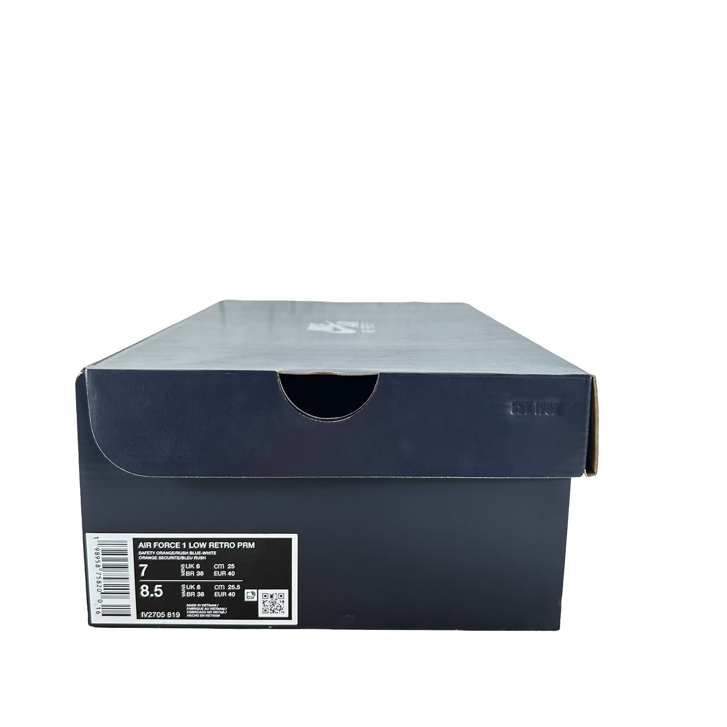 IV2705 819 Nike Air Force 1 Low Retro Premium NYC Knicks [USED] - 7 M (Used)