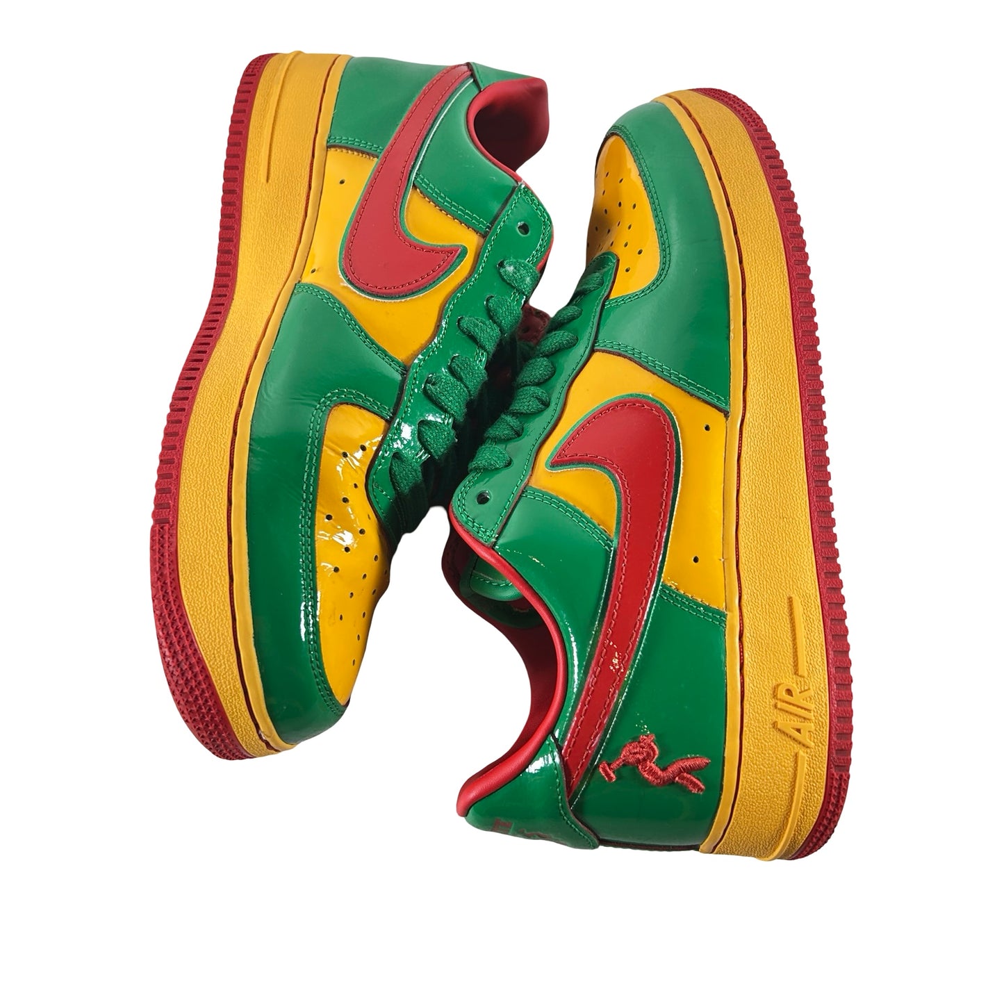 IH4383 300 Nike Air Force 1 Low Lil Yachty Concrete Boys Lucky Green [USED] - 9 M (Used) (No Box)