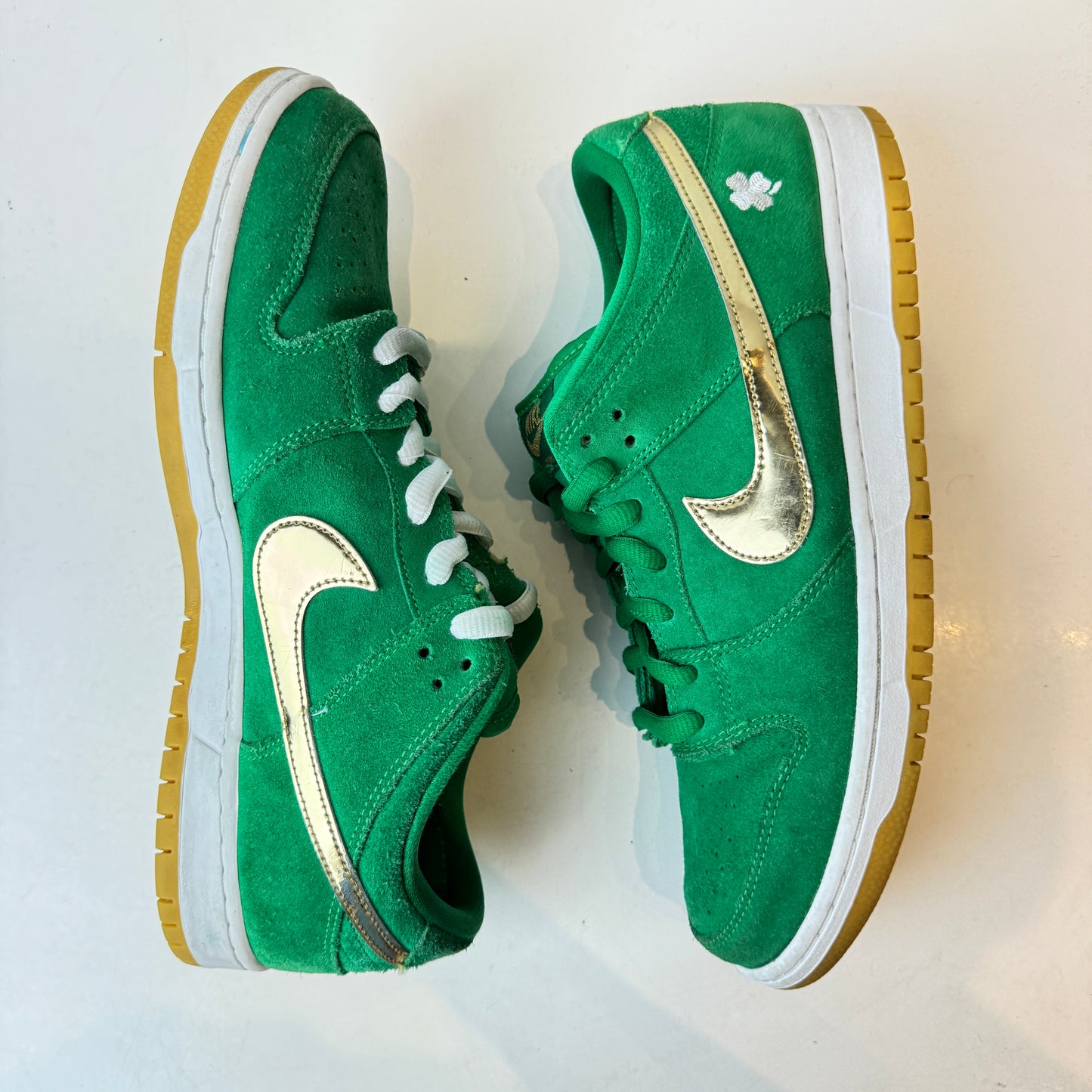 BQ6817 303 Nike SB Dunk Low Pro St. Patrick's Day (2022) [USED] - 11.5 M (Used) (No Box)