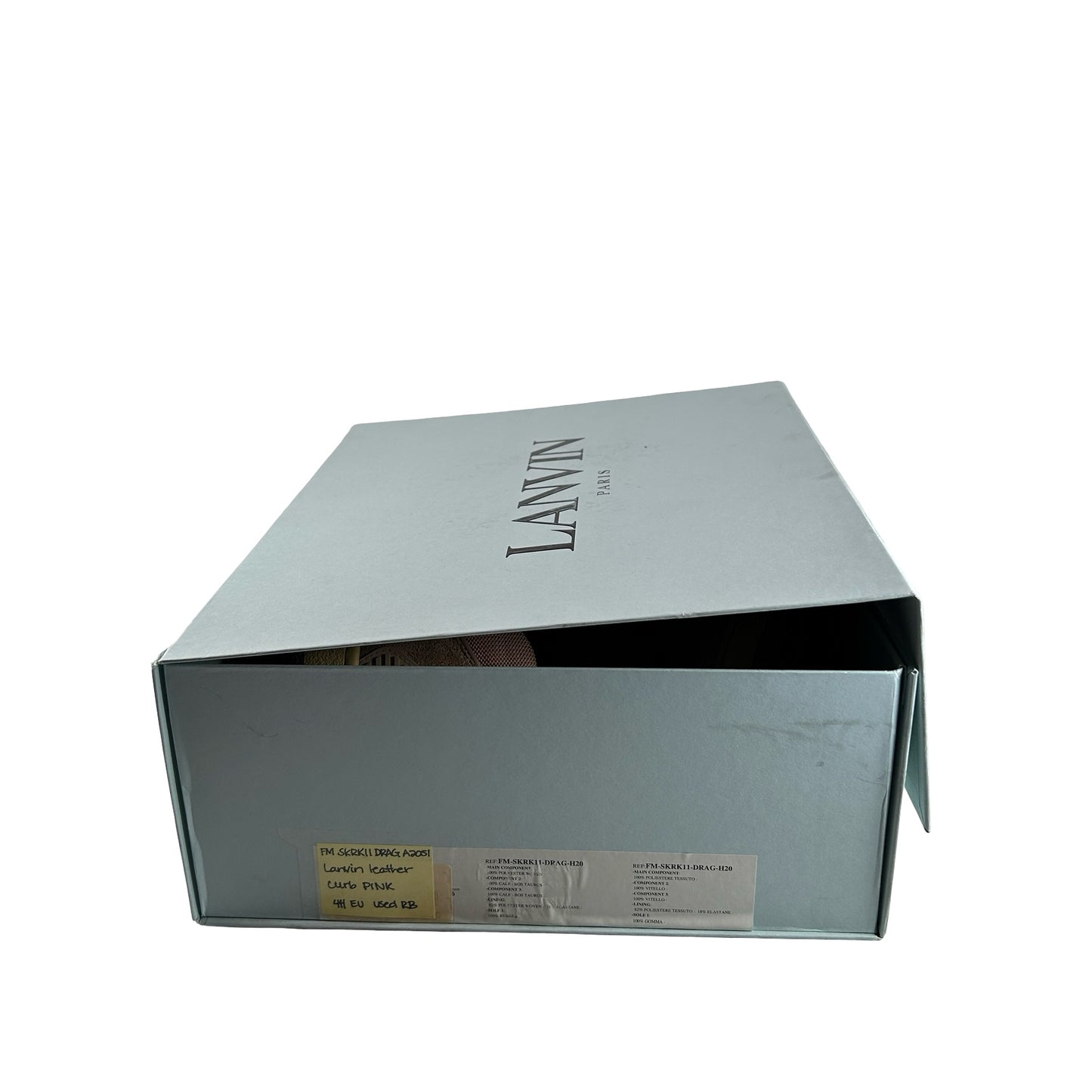 FM SKRK11 DRAG A2051 Lanvin Leather Curb Pink [USED] - 44 EU (Used) (Replace Box)