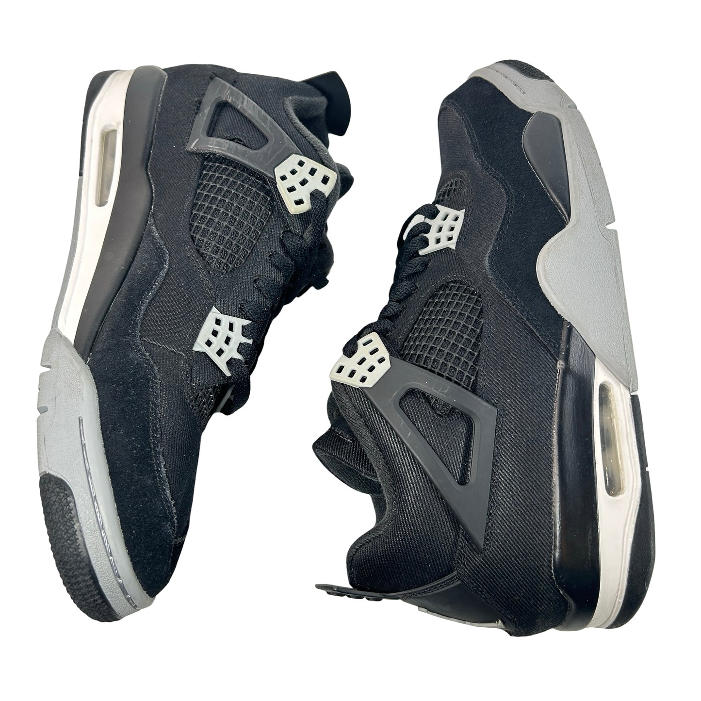 DH7138 006 Jordan 4 Retro SE Black Canvas [USED] - 10.5 M (Used2) (No Box2)