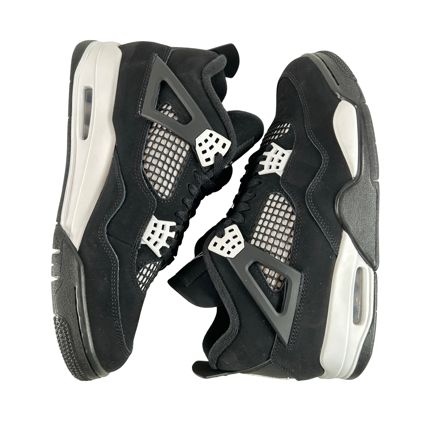 FQ8138 001  Jordan 4 Retro White Thunder [USED] - 8.5 M (Used4)