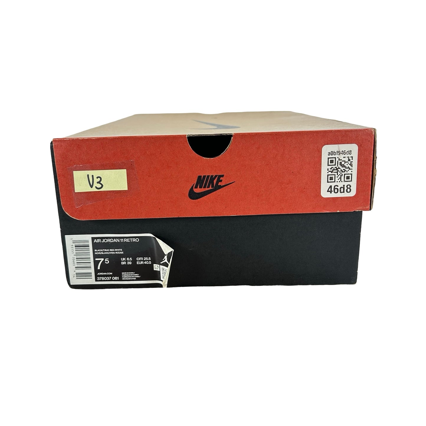 378037 061 Jordan 11 Bred (2019) [USED] - 7.5 M (Used3)