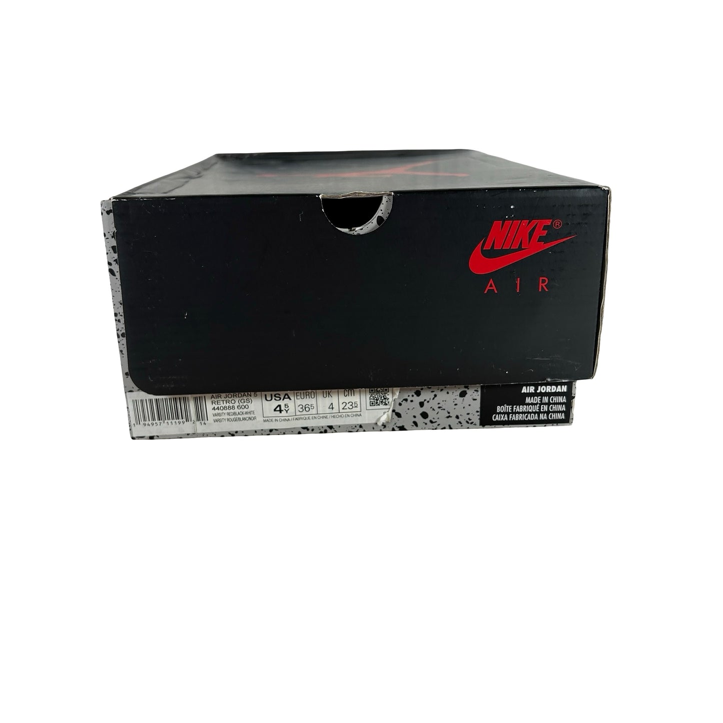 440888 600 Jordan 5 Retro Raging Bull Red (2021) (GS) [USED] - 4.5 Y (Used)