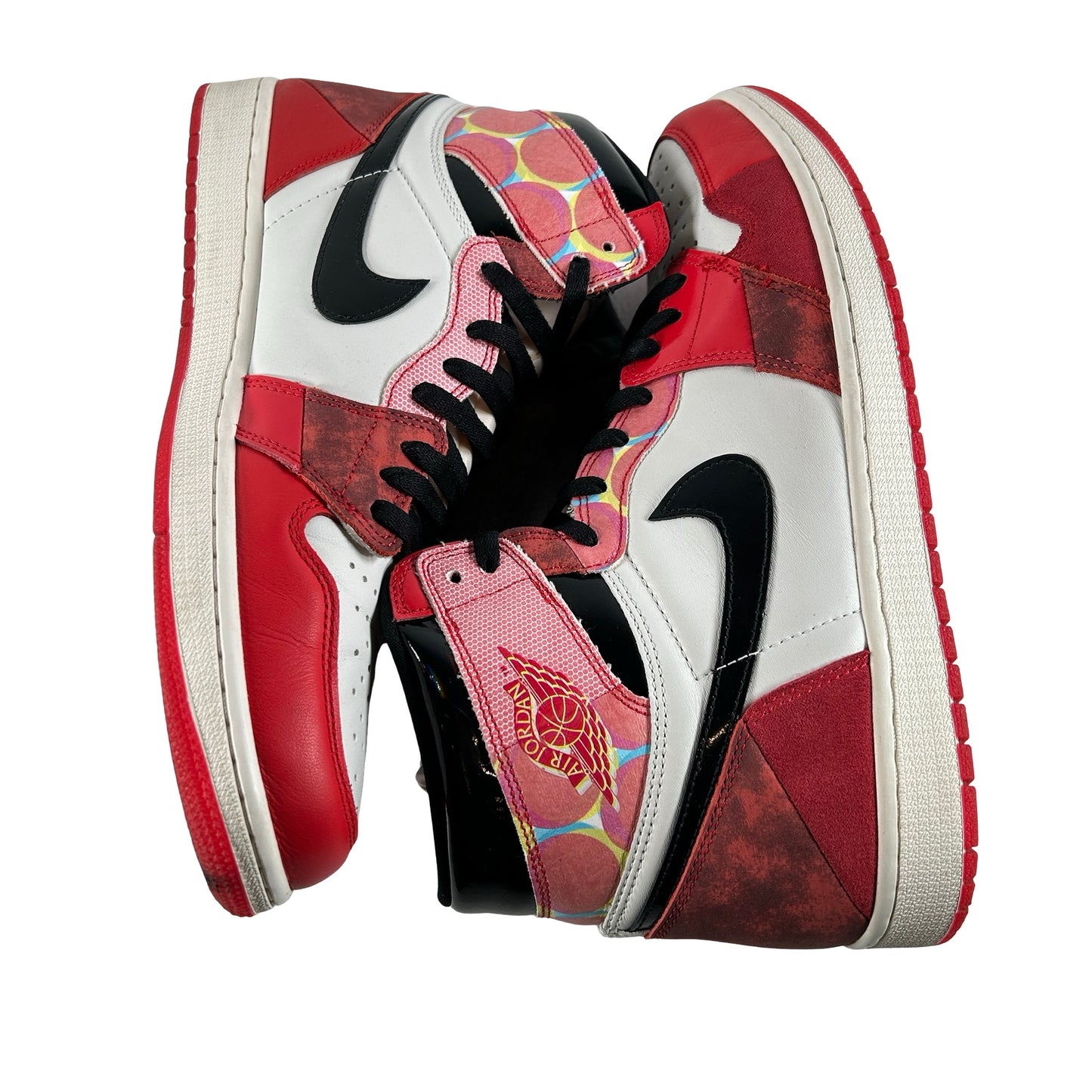 DV1748 601 Jordan 1 Hi Spider-Man Across the Spider-Verse [USED] - 14 M (Used)