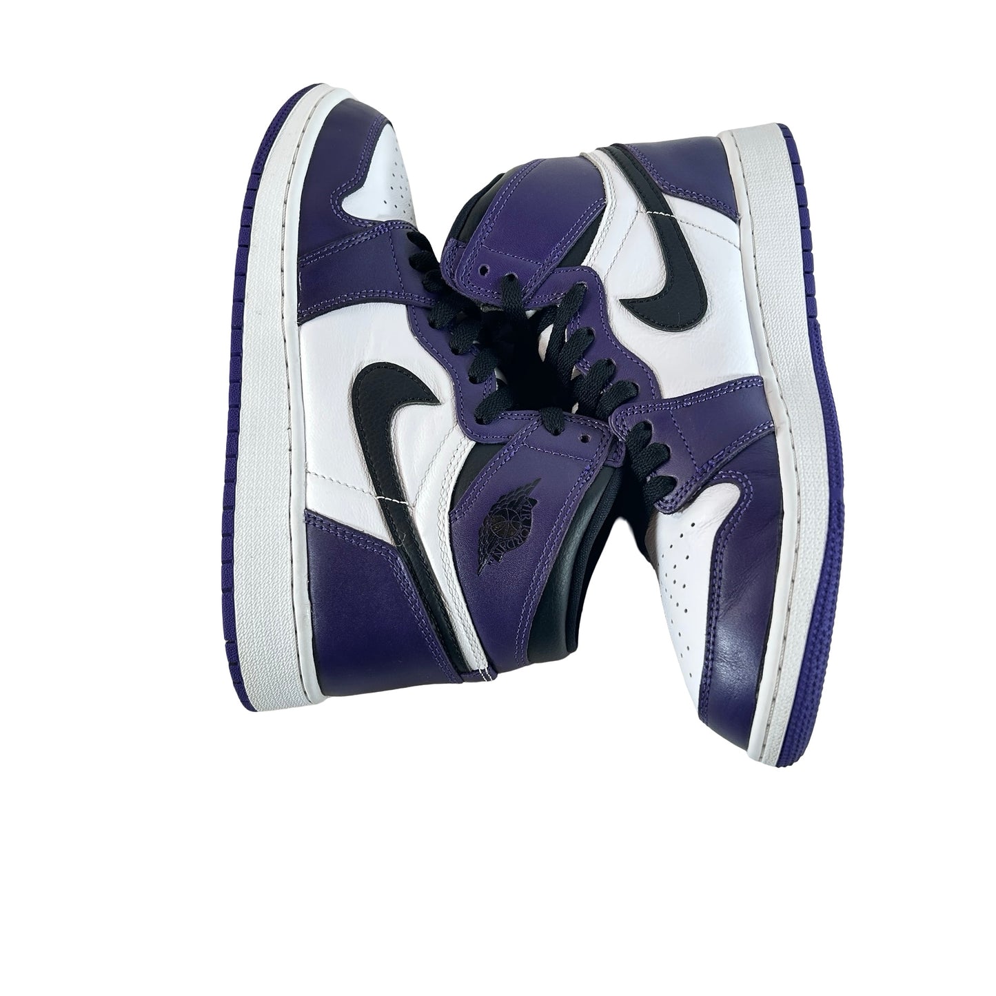 575441 500 Jordan 1 Retro High Court Purple White (GS) [USED] - 7 Y (Used3)