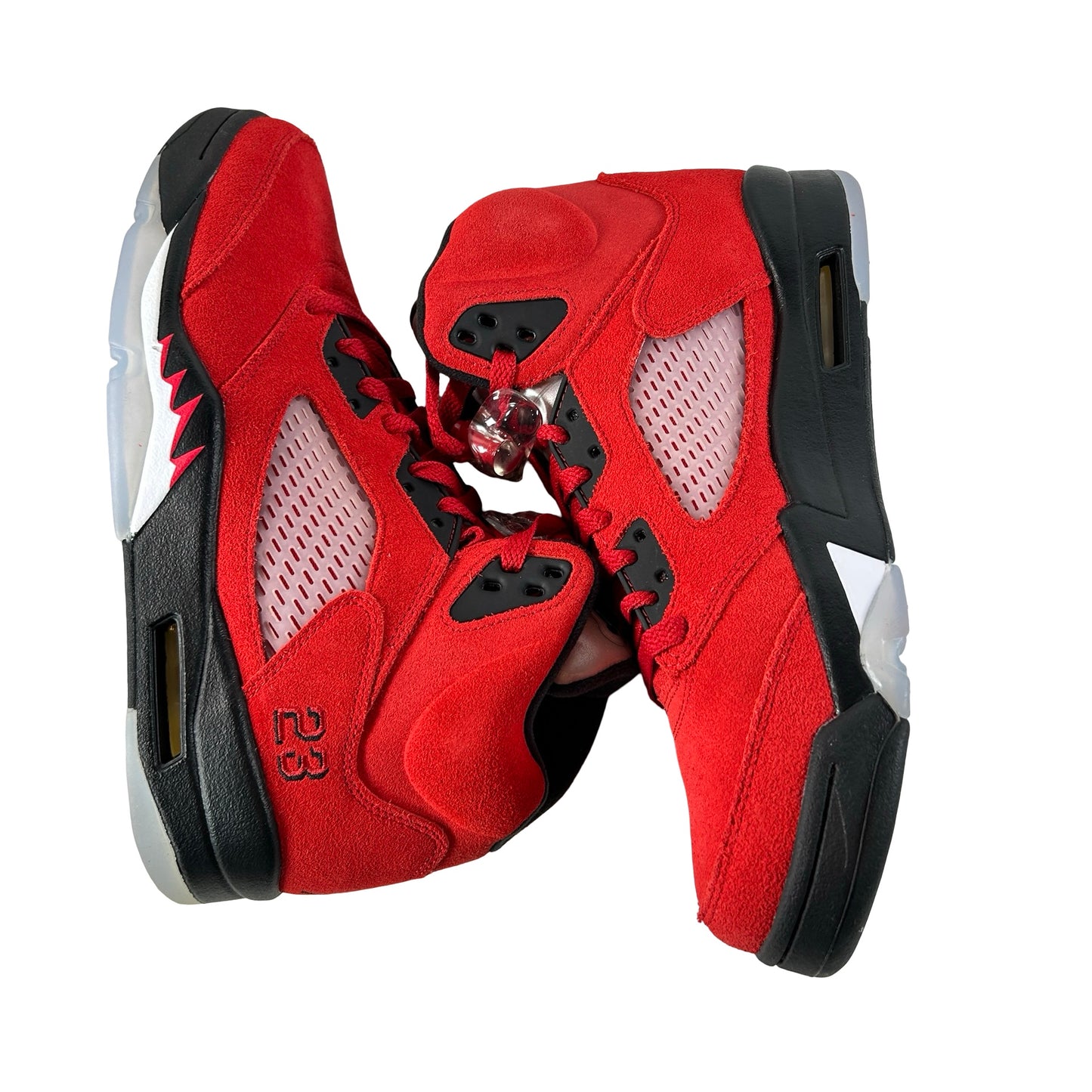 DD0587 600 Jordan 5 Retro Raging Bull Red (2021) [CONDITIONAL] - 9 M (Yellowing) (Damaged Box)