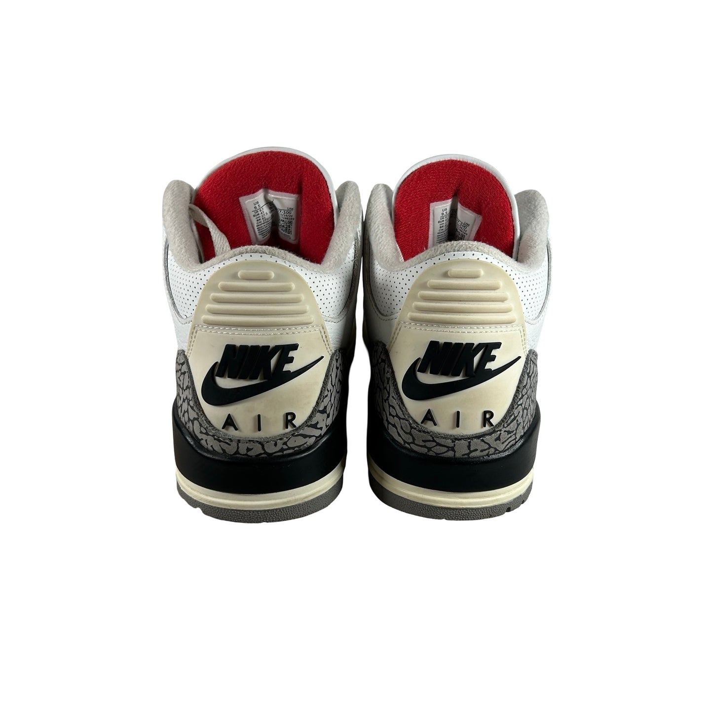 DN3707 100 Jordan 3 Retro White Cement Reimagined [USED] - 9.5 M (Used26)
