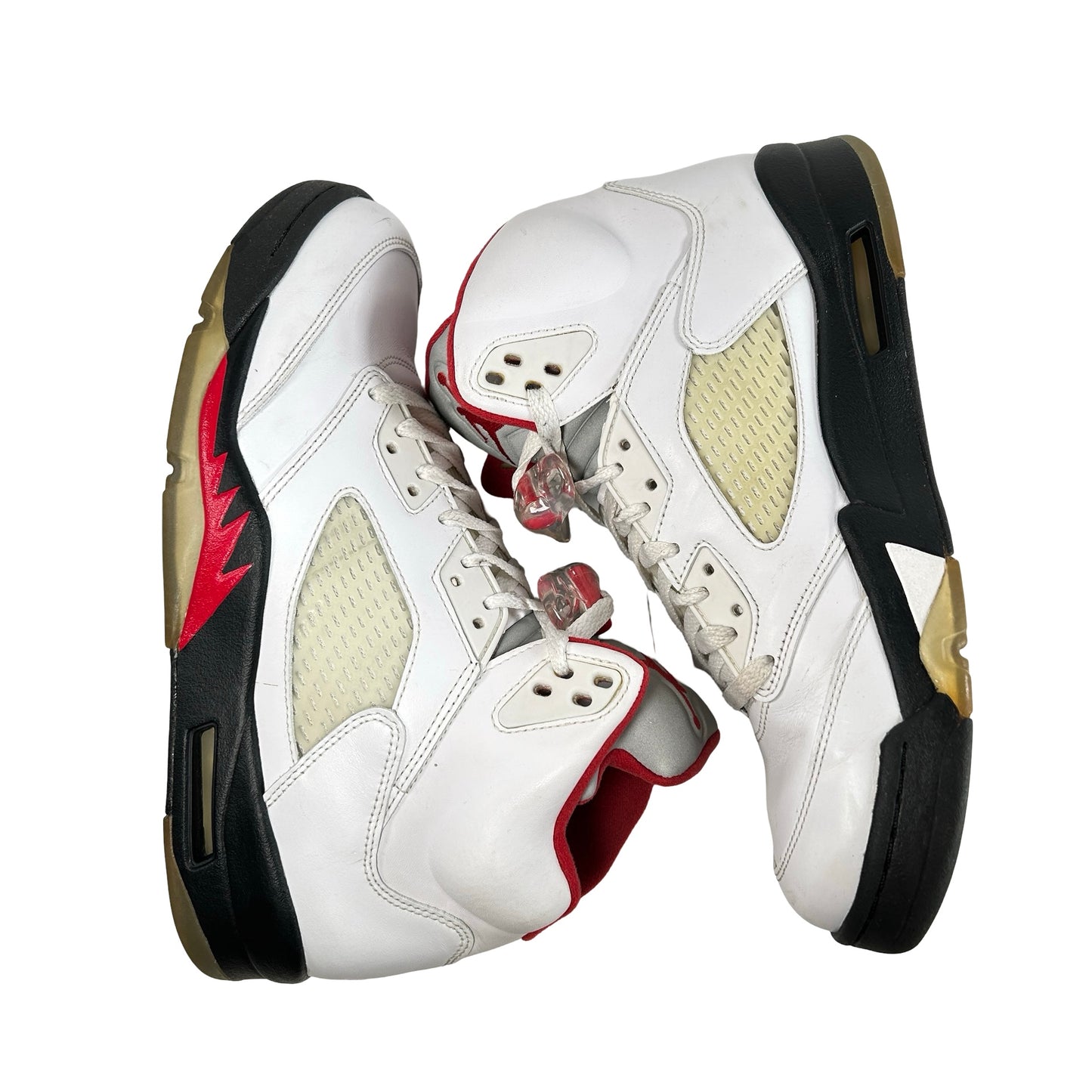 136027 100 Jordan 5 Retro Fire Red (2013) [USED] - 10 (Used)