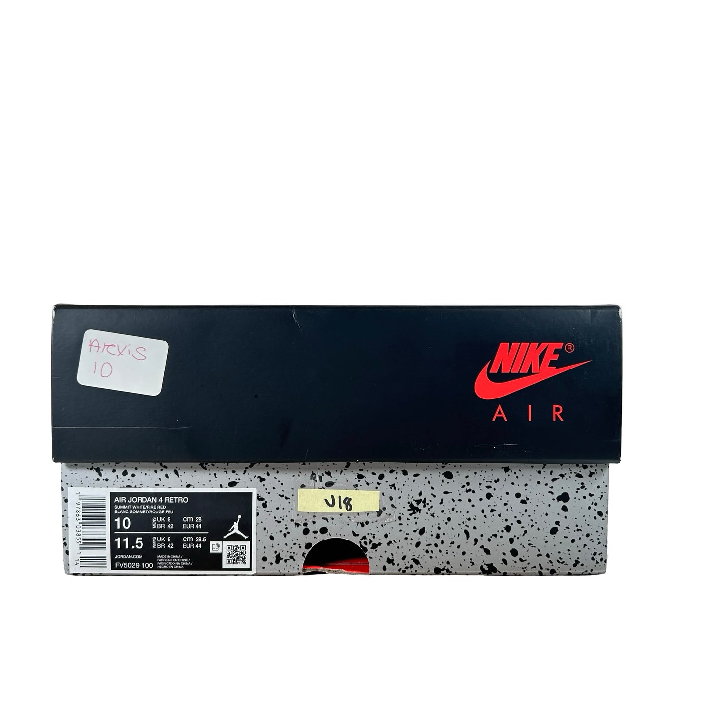 FV5029 100 Jordan 4 Retro White Cement (2025) [USED] - 10 M (Used18)