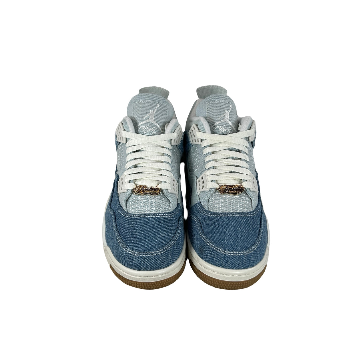 IB6716 100 Jordan 4 Retro TEX Denim Worn Blue (Women's) [USED] - 11 W (Used3)