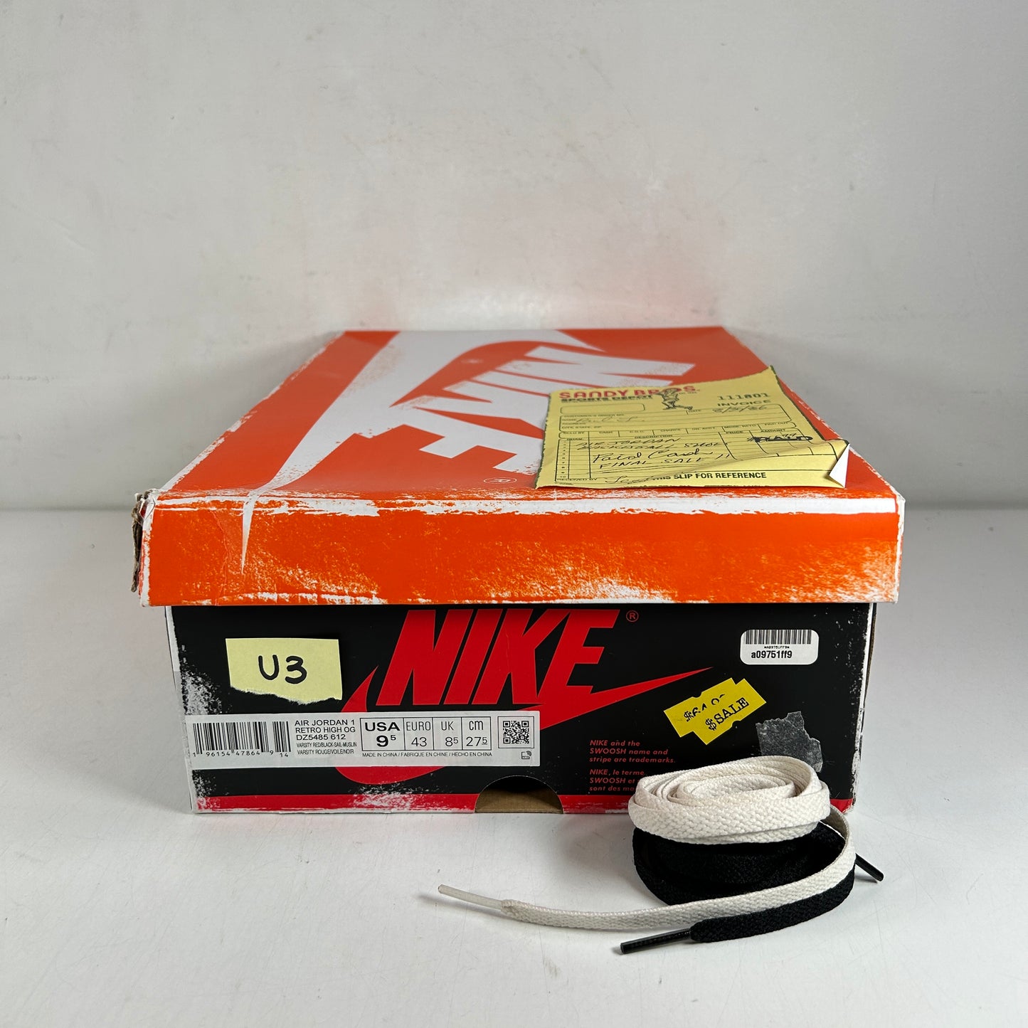 DZ5485 612 Jordan 1 Retro High OG Chicago Lost And Found [USED] - 9.5 M (Used3)