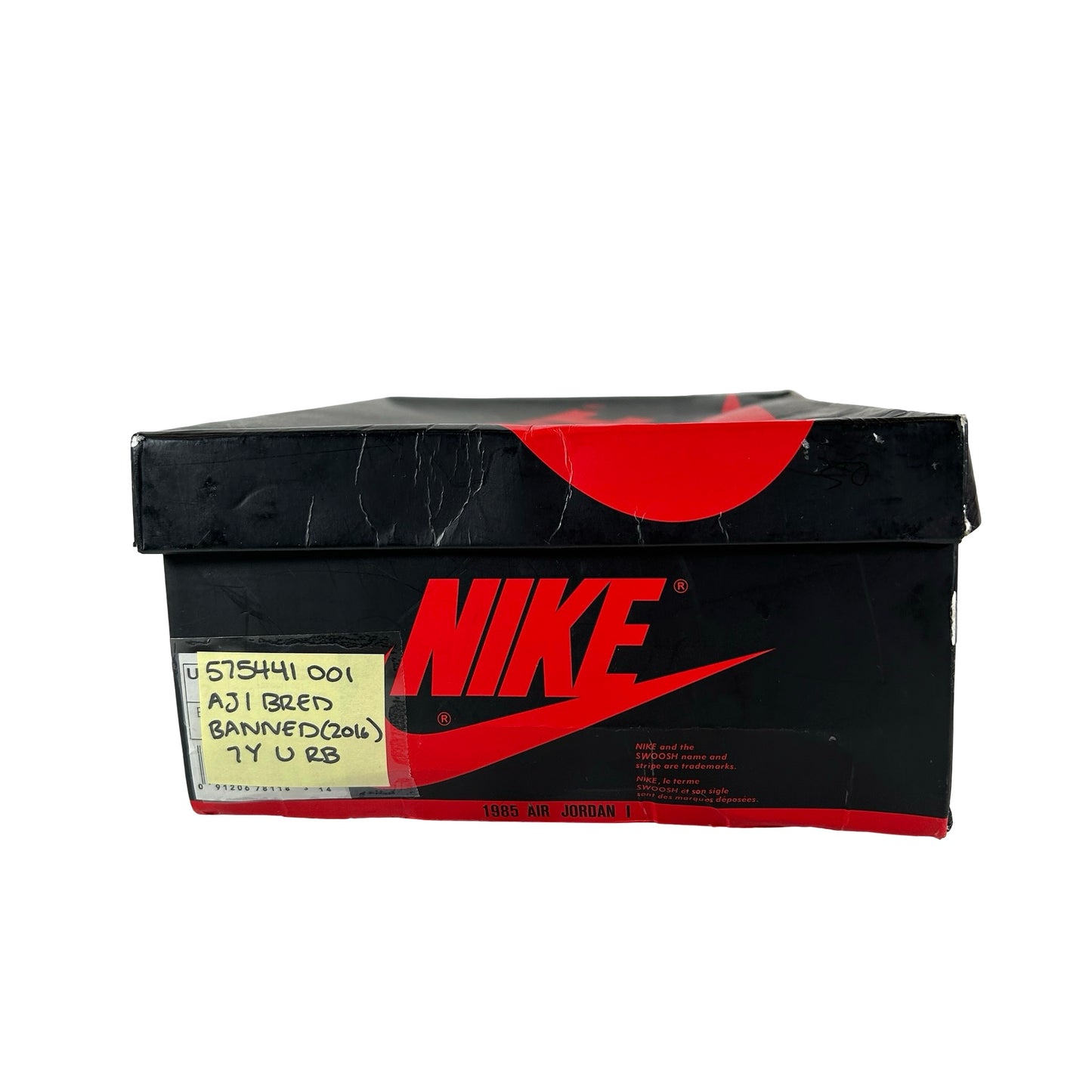 575441 001 Jordan 1 Retro Bred Banned (2016) (GS) [USED] - 7 Y (Used) (Replace Box)